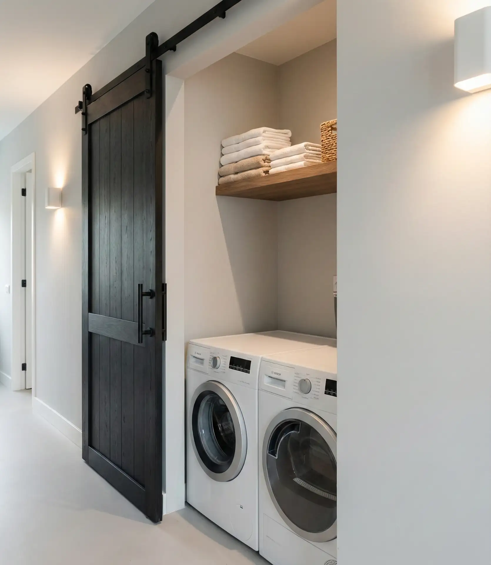 Stackable Closet Conversion with Sliding Doors 2