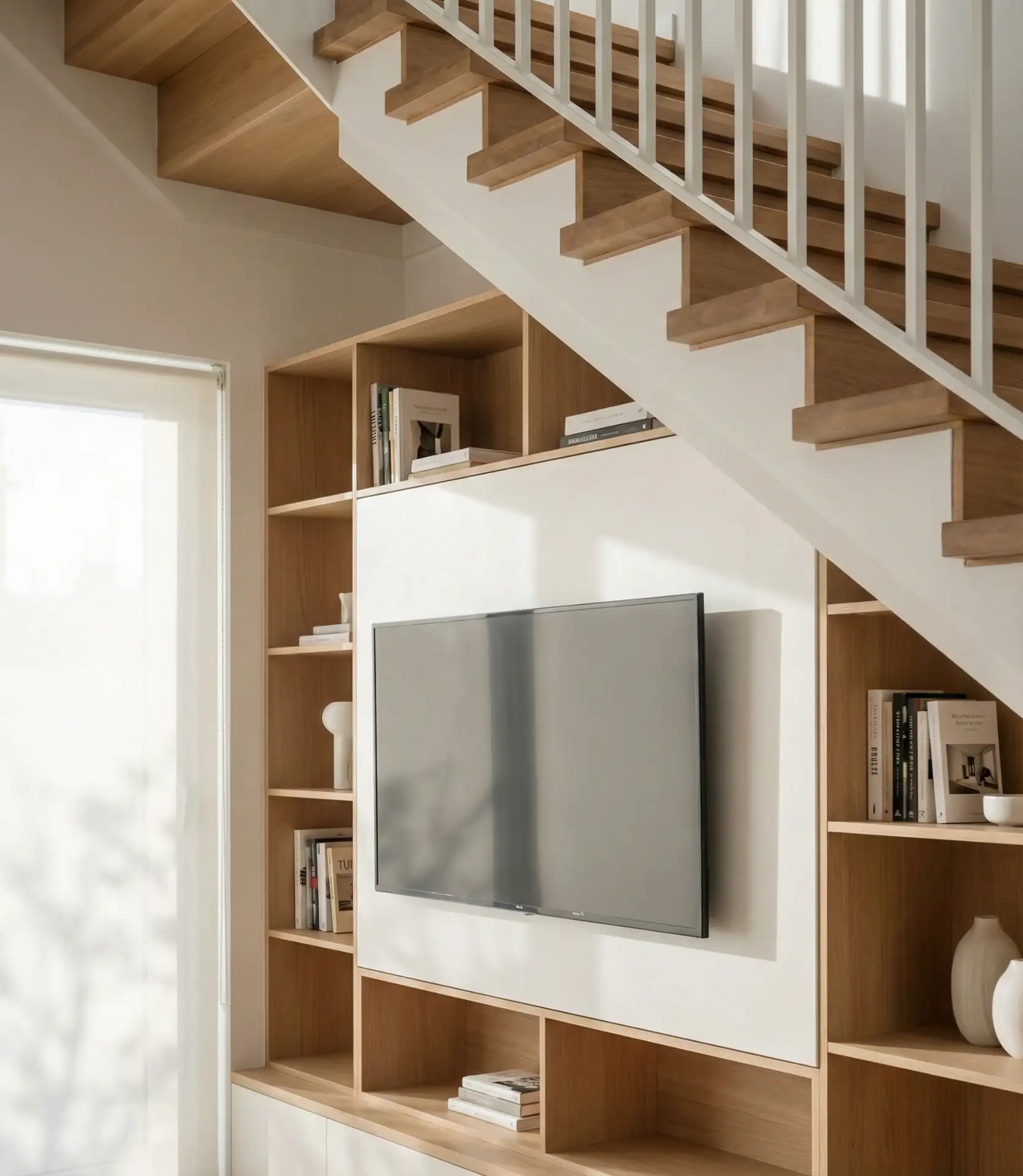 Staircase Underside Media Wall 2