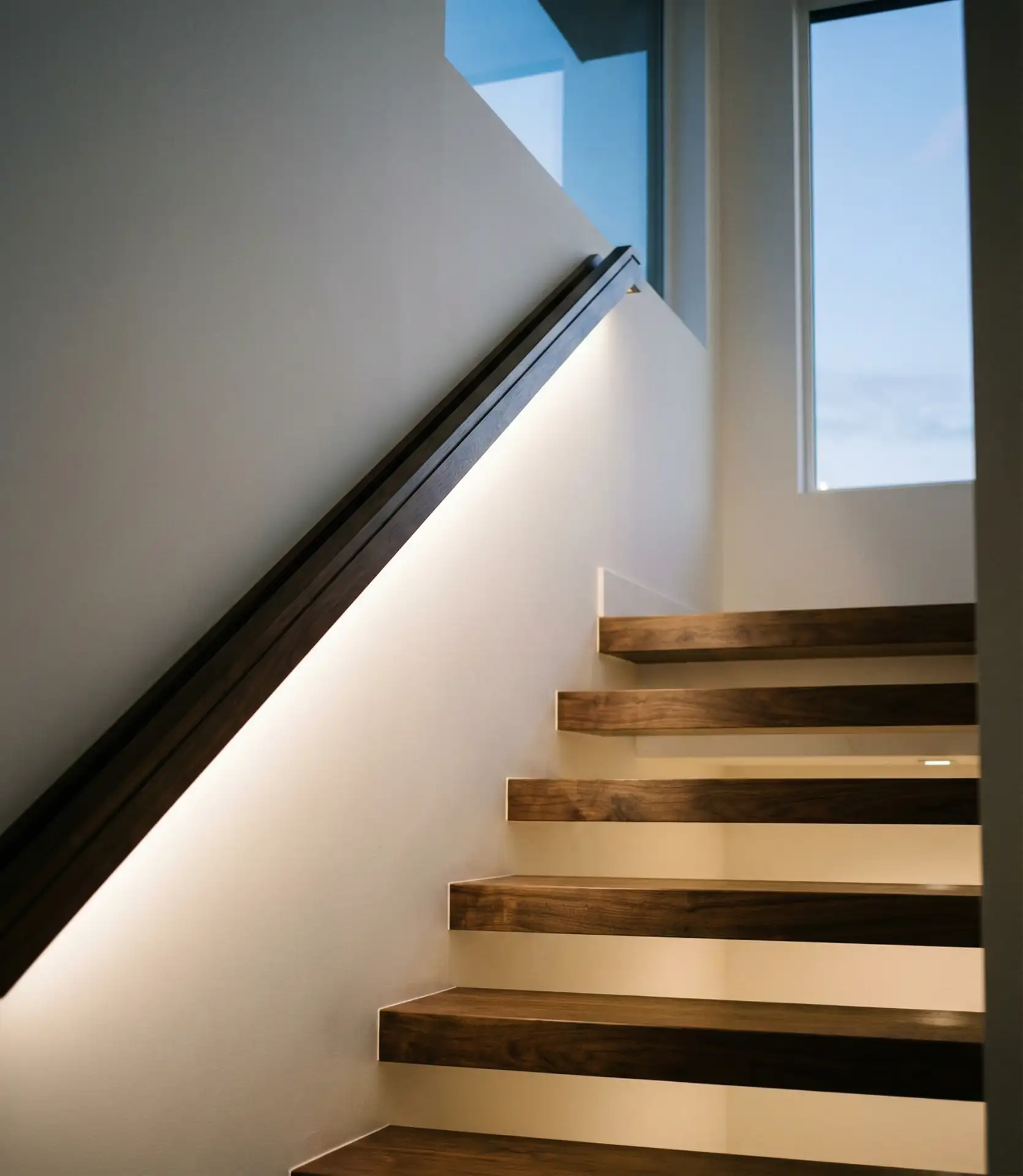 Staircase with Integrated LED Lighting 2