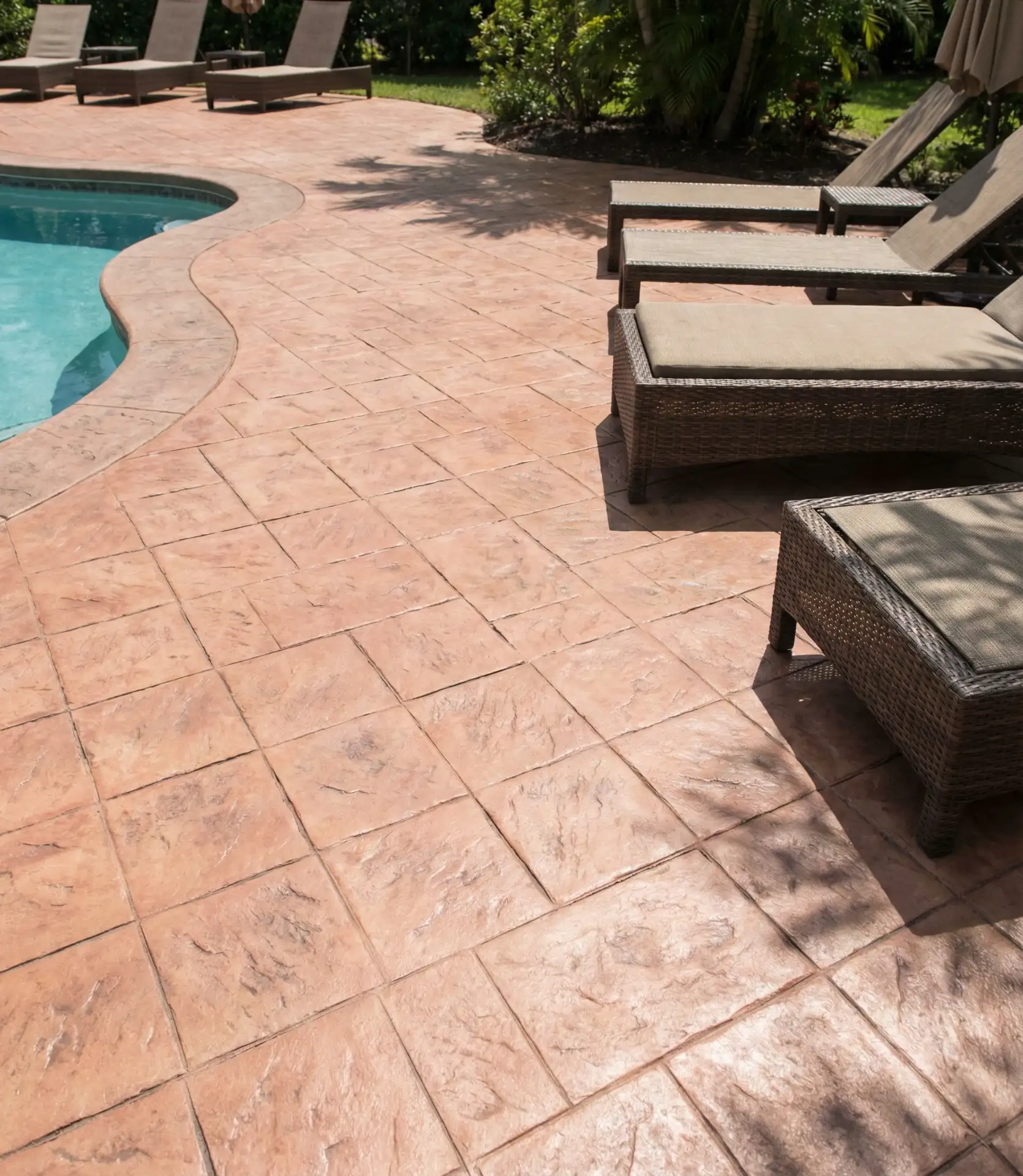 Stamped Concrete with Tile Pattern 2