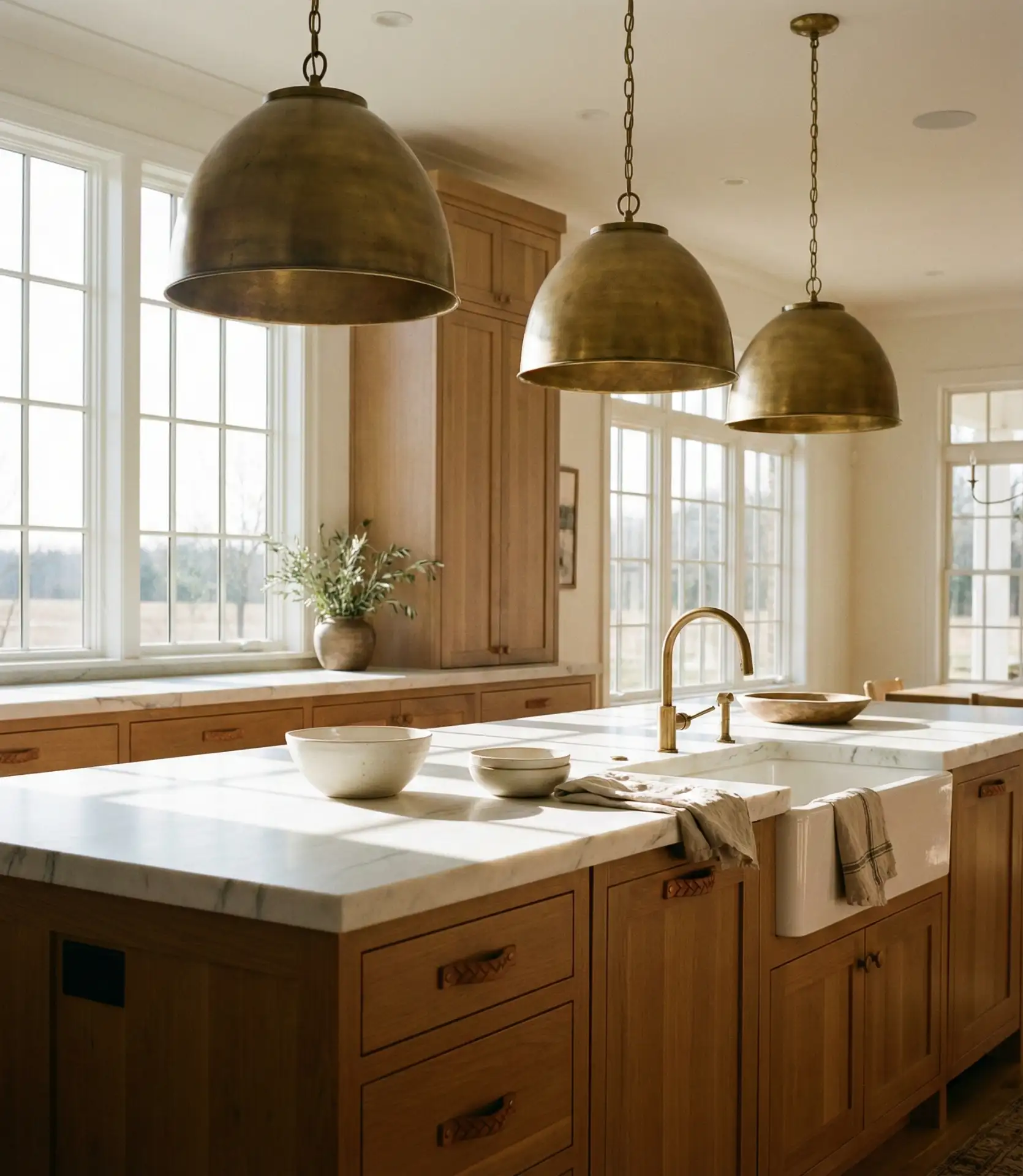 Statement Pendant Lighting Over Island 2