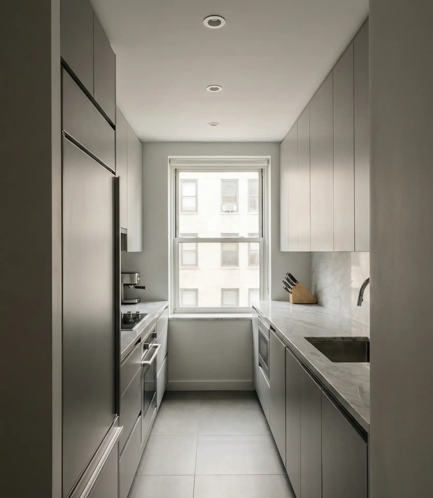 Streamlined Galley with Integrated Appliances 2