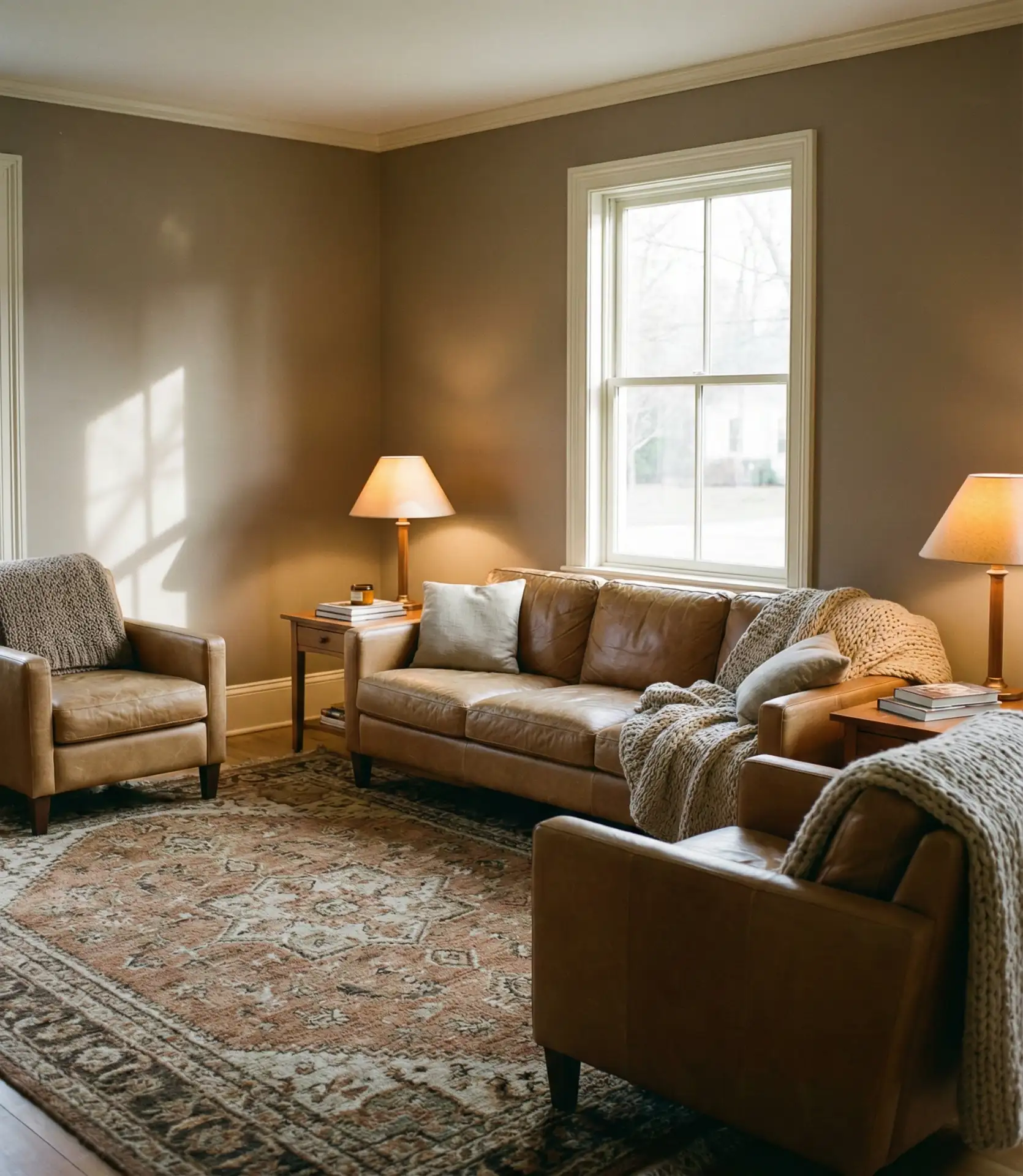 Taupe with Cream Trim 2