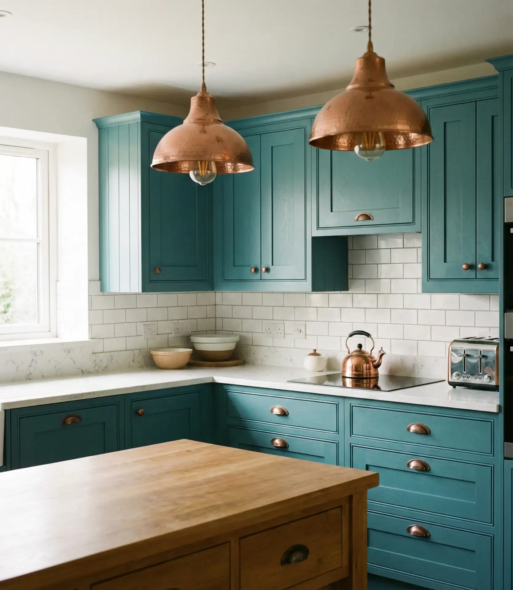 Teal and Copper for Vintage Charm 1