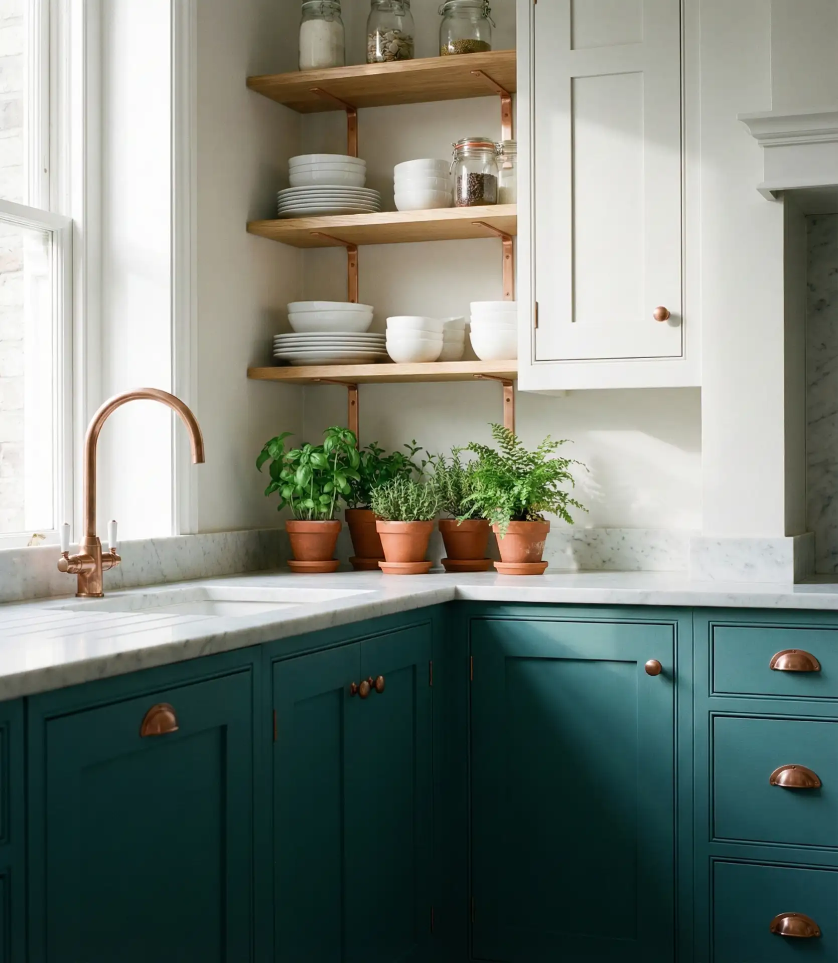 Teal and Copper for Vintage Charm 2