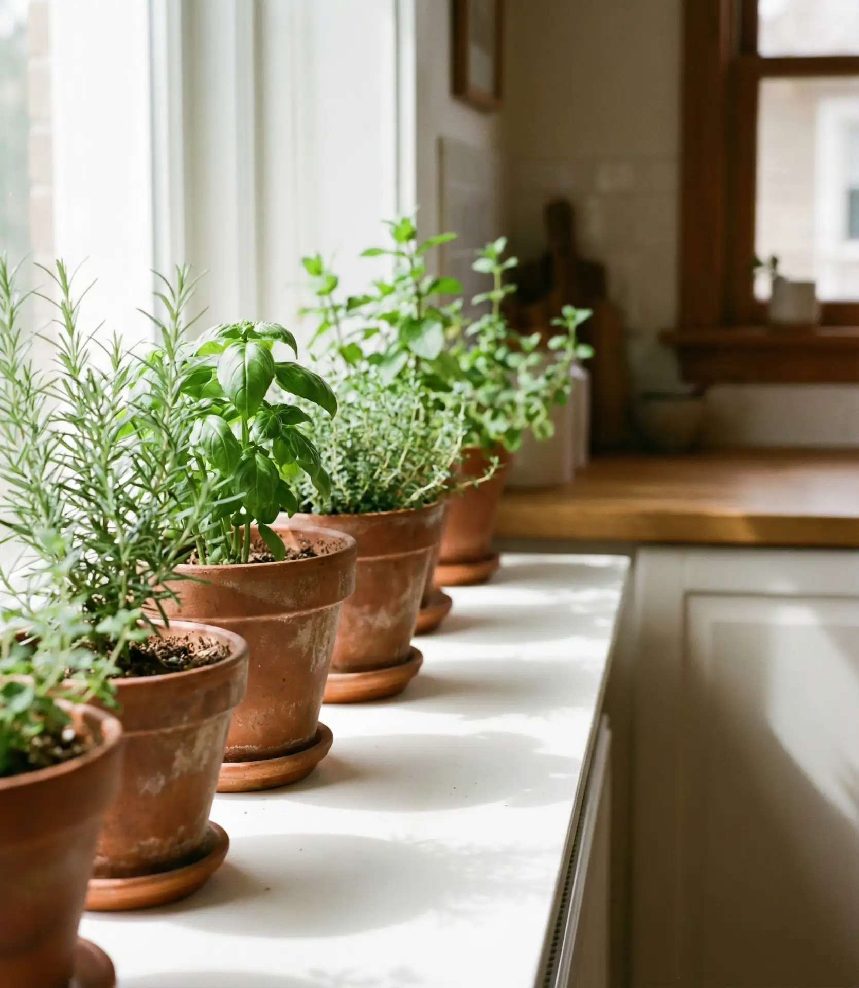 Terracotta Cluster on the Windowsill 1