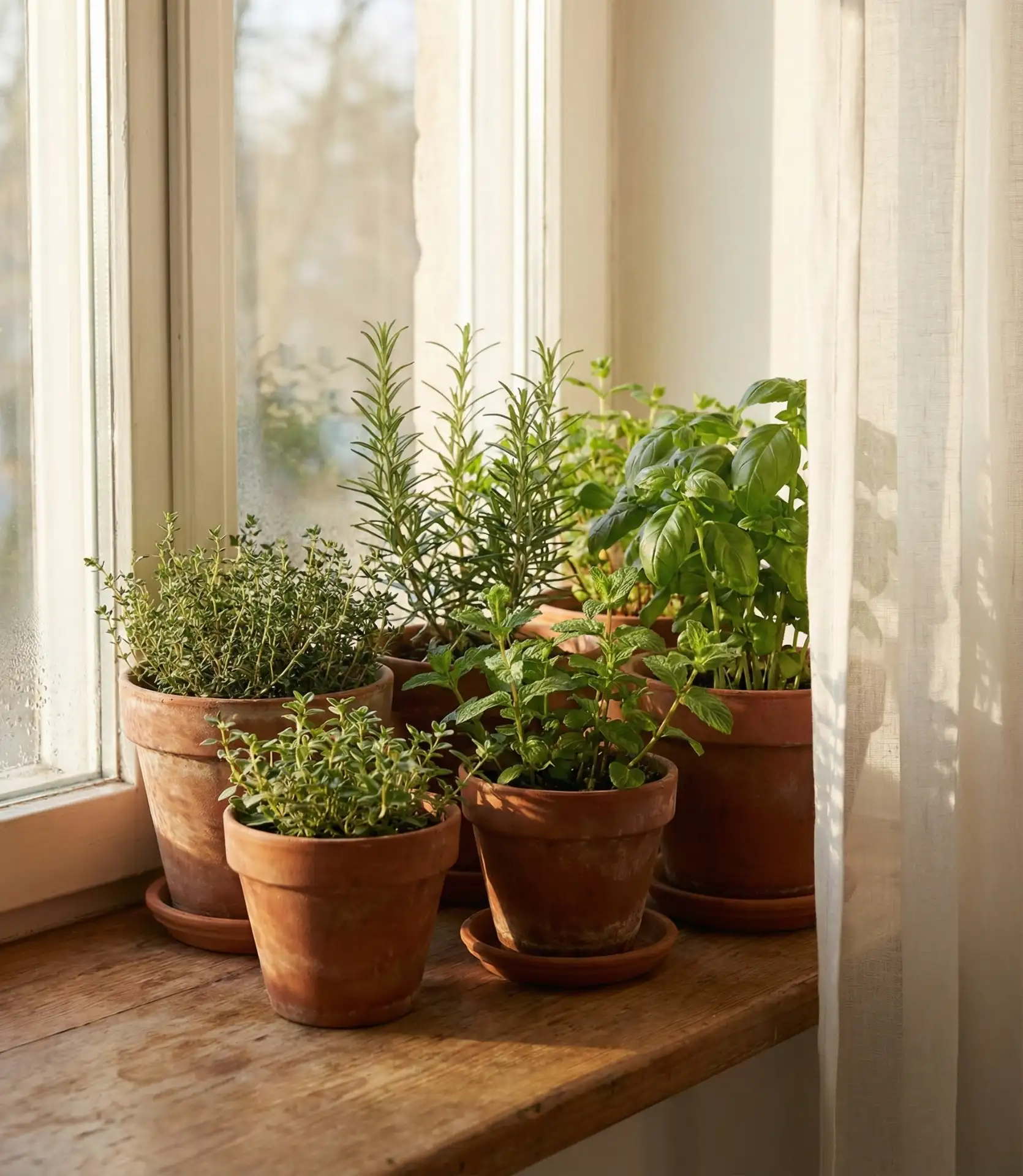Terracotta Cluster on the Windowsill 2