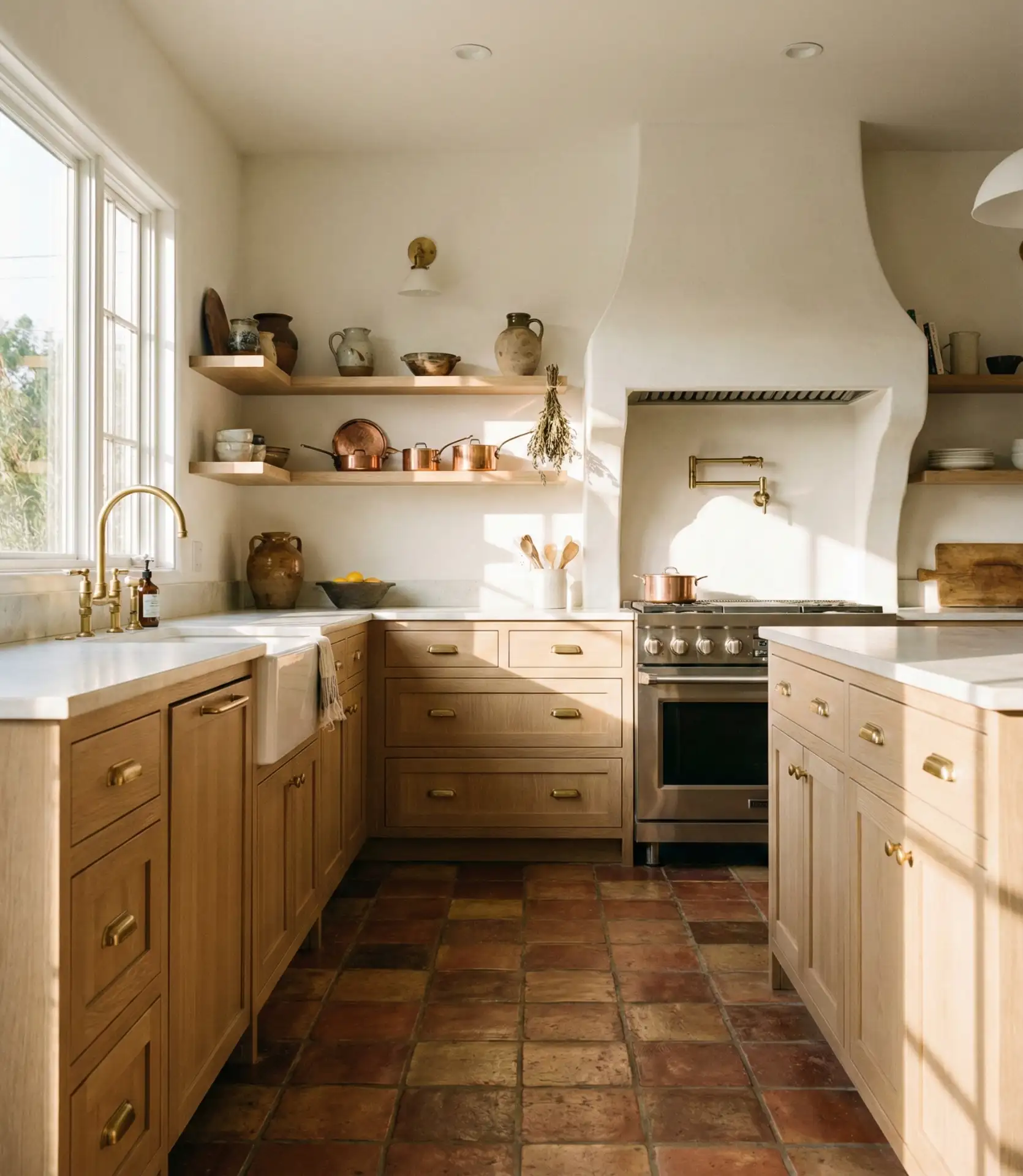 Terracotta Floor Earthy Warmth 2