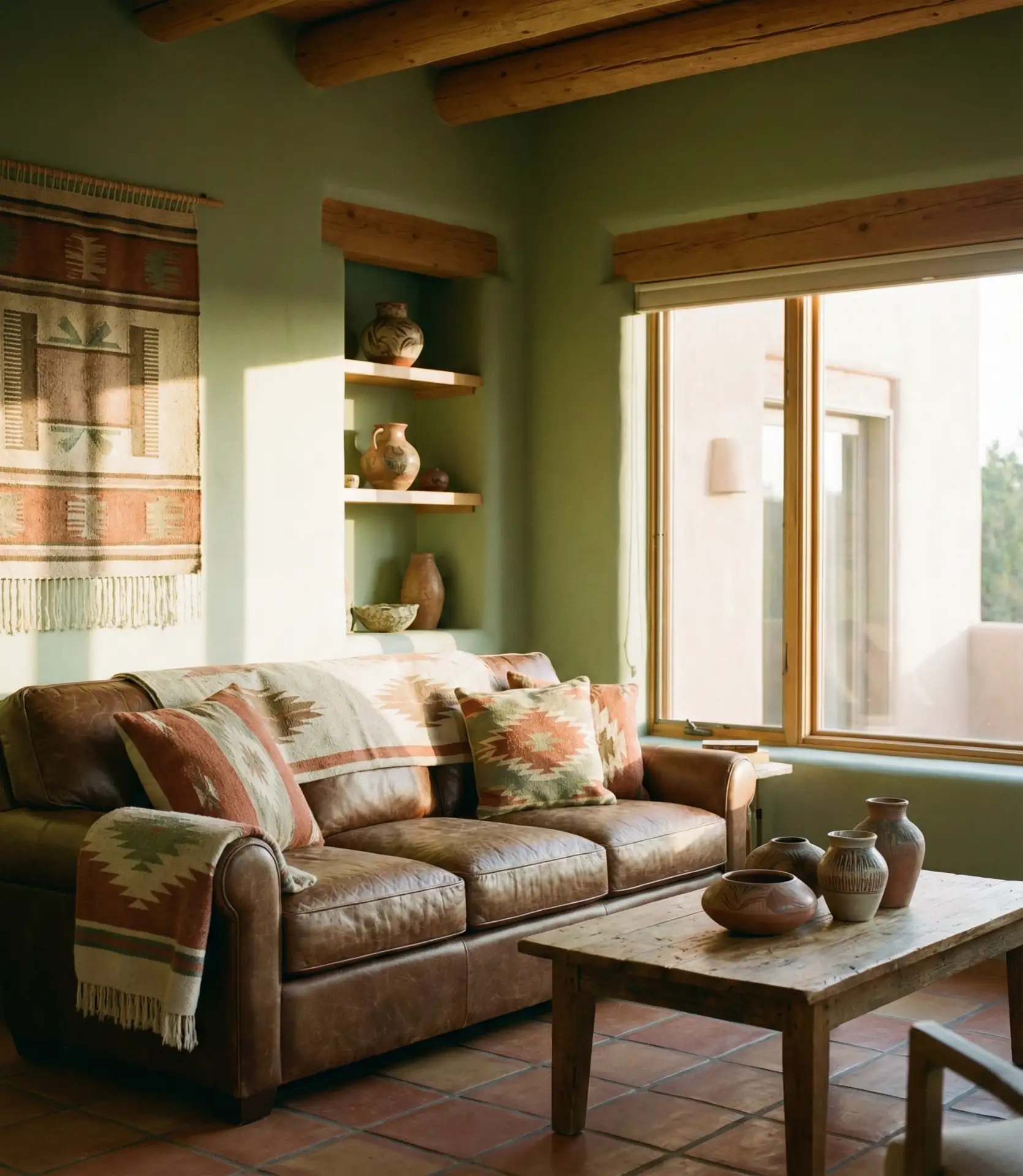 Terracotta and Green Southwestern Character 2