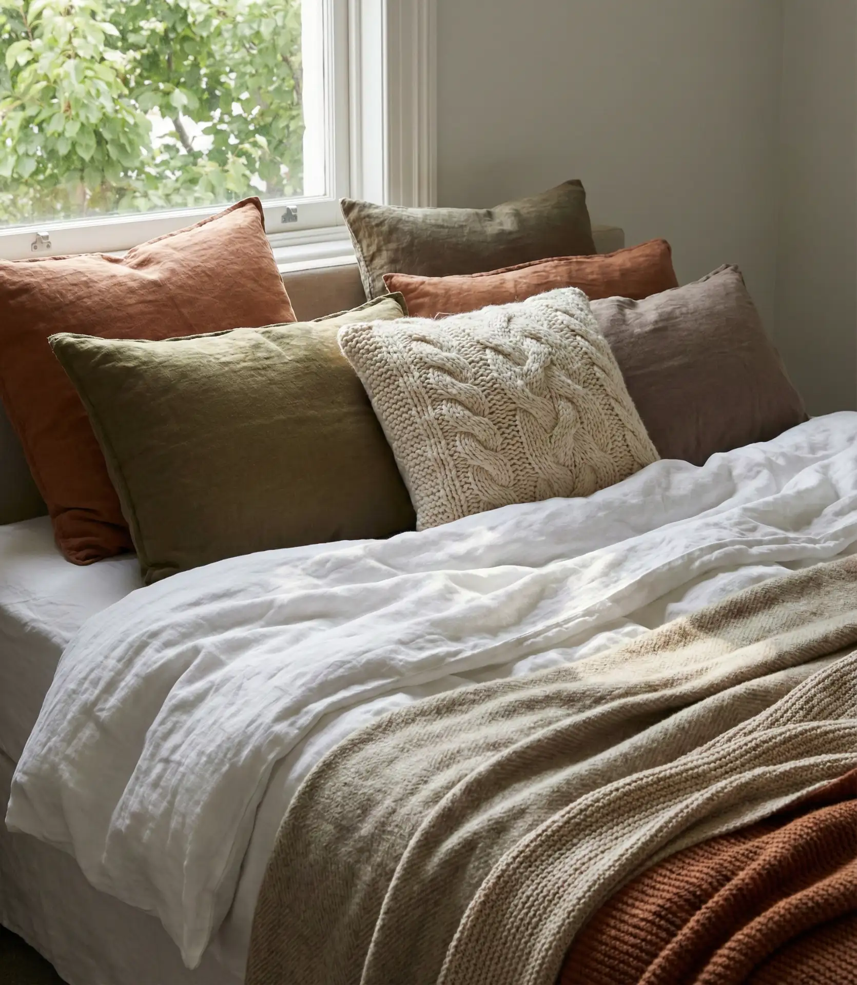 Textured Throw Pillows for Instant Coziness 2