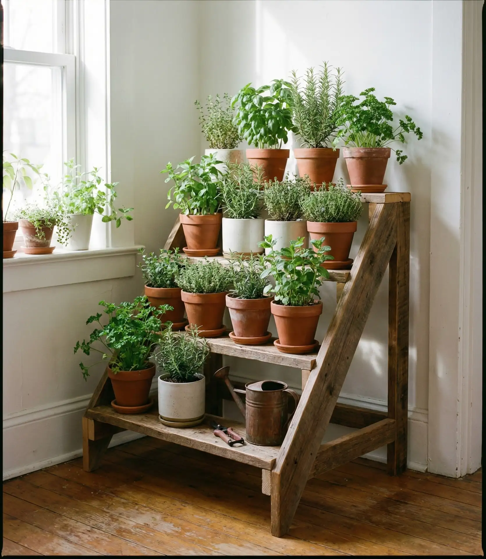 Tiered Plant Stand for Indoor Corners 1