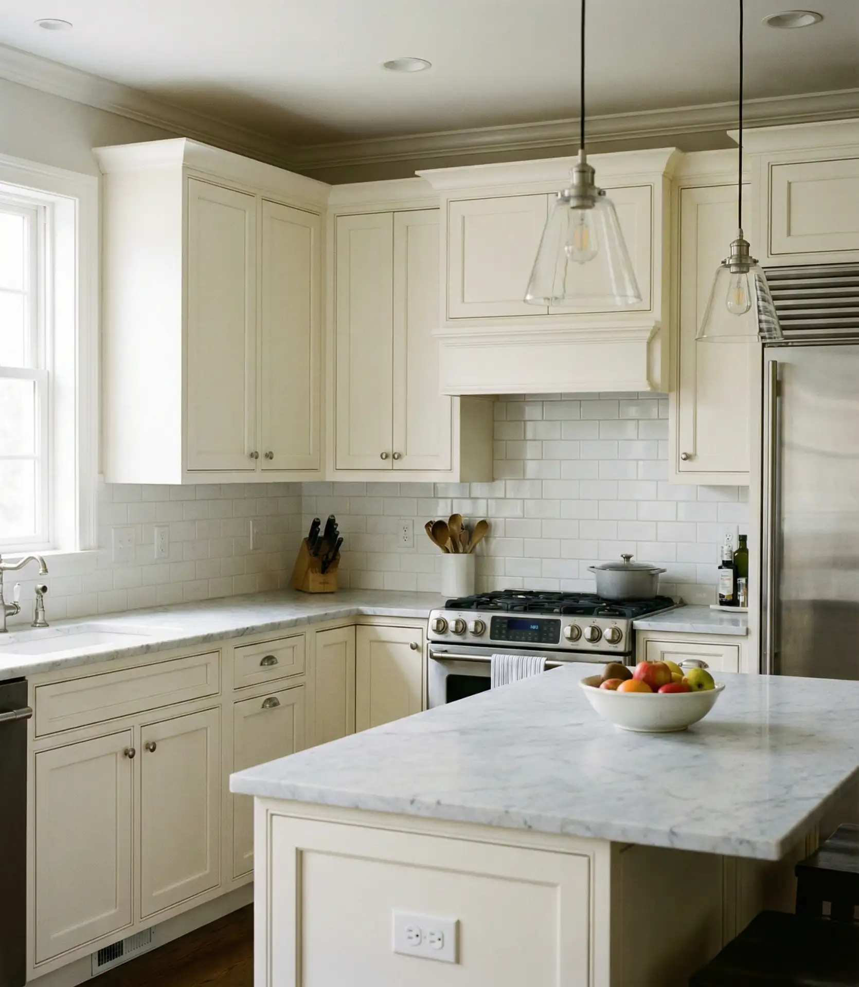 Timeless White Kitchen with Shape Flexibility 2