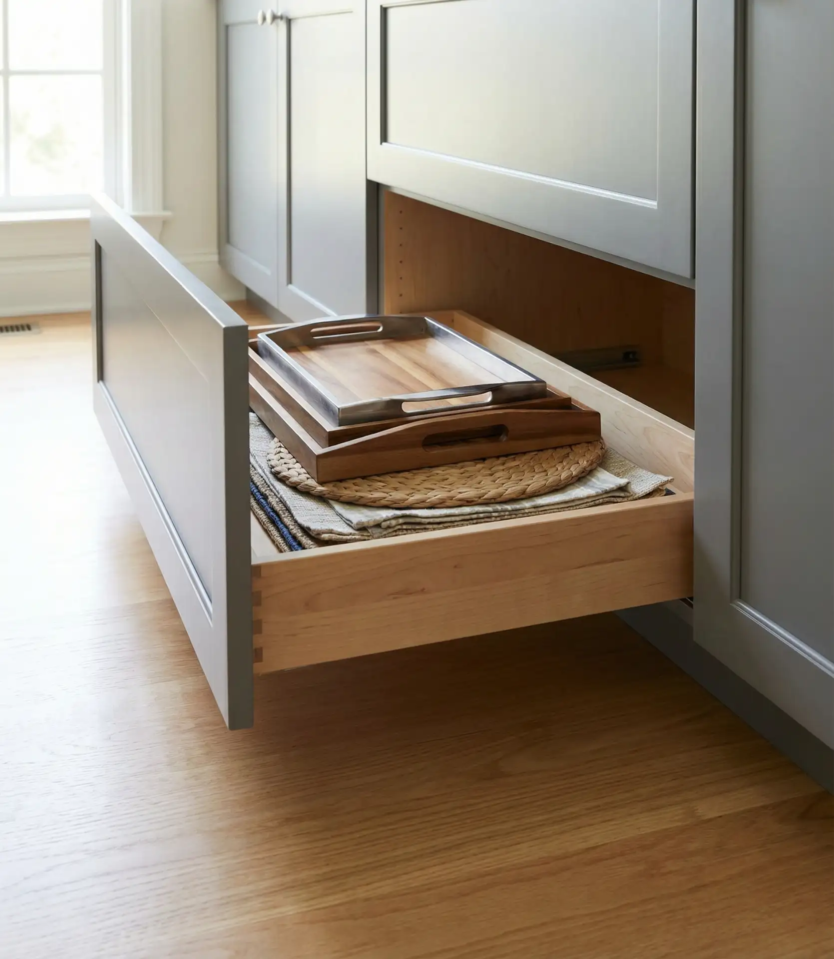 Toe-Kick Drawers for Hidden Storage 2