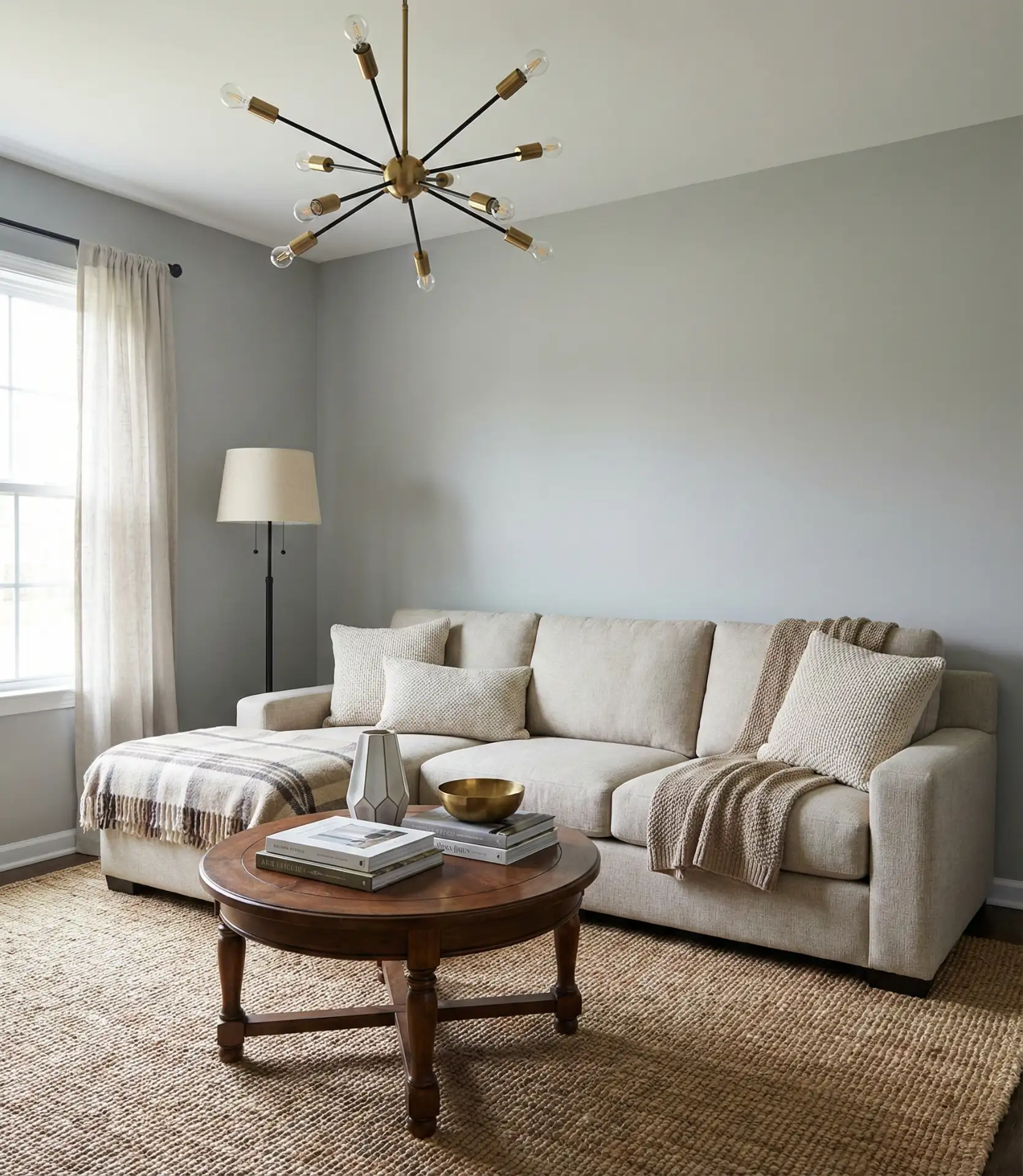 Transitional Style with Mixed Metals and Neutrals 2