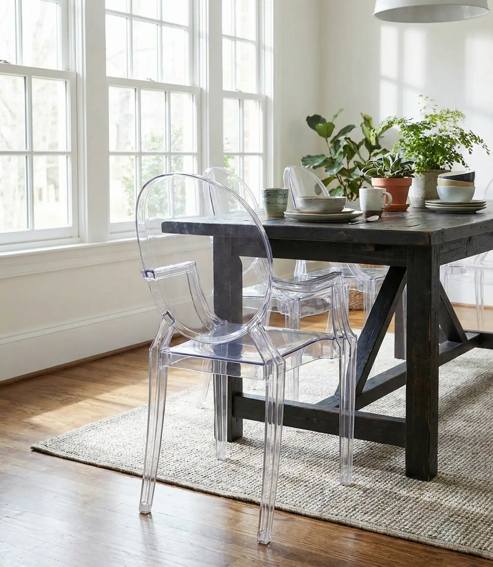 Transparent Acrylic Ghost Chairs 1