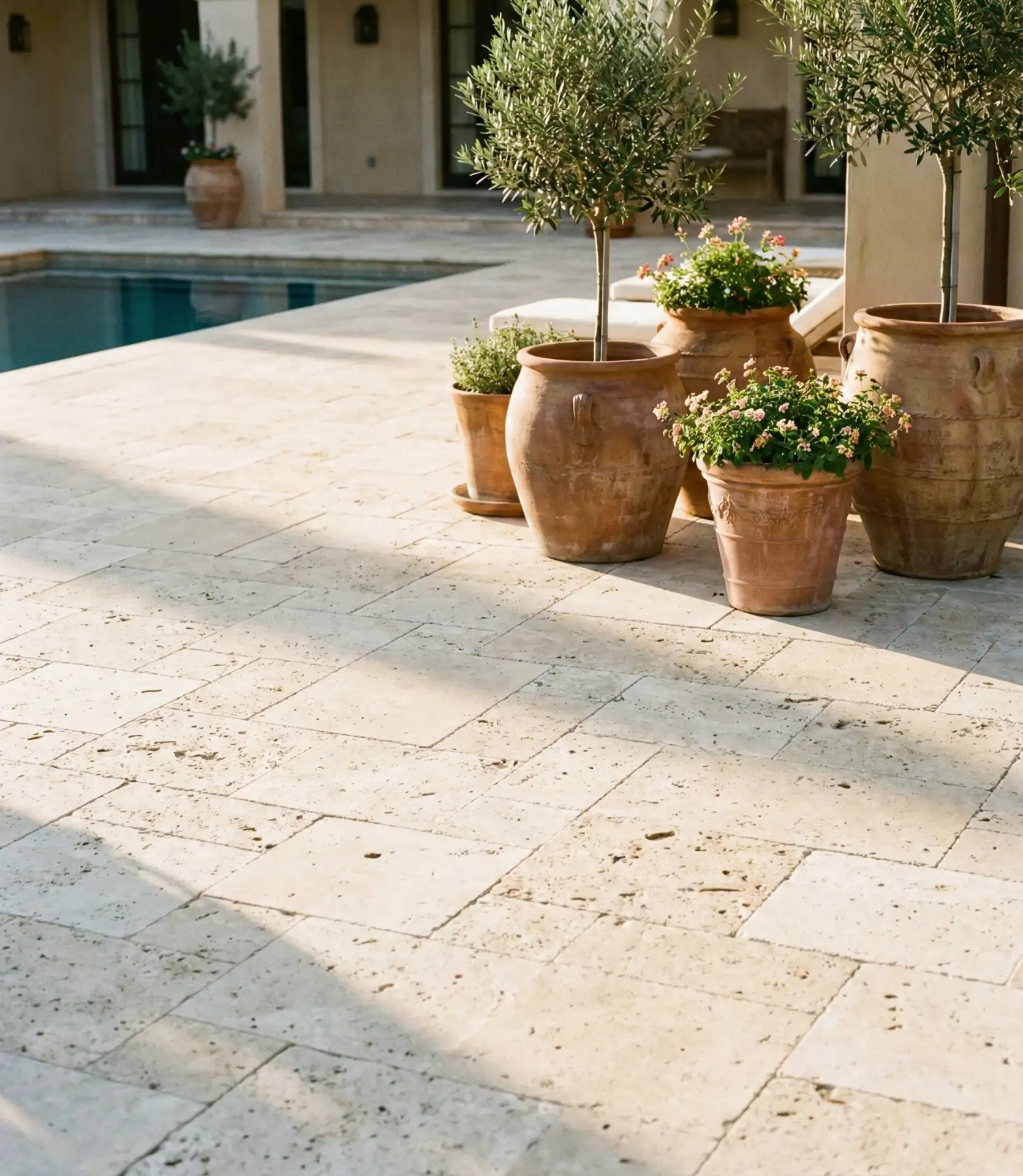 Travertine Pavers for Mediterranean Style 2