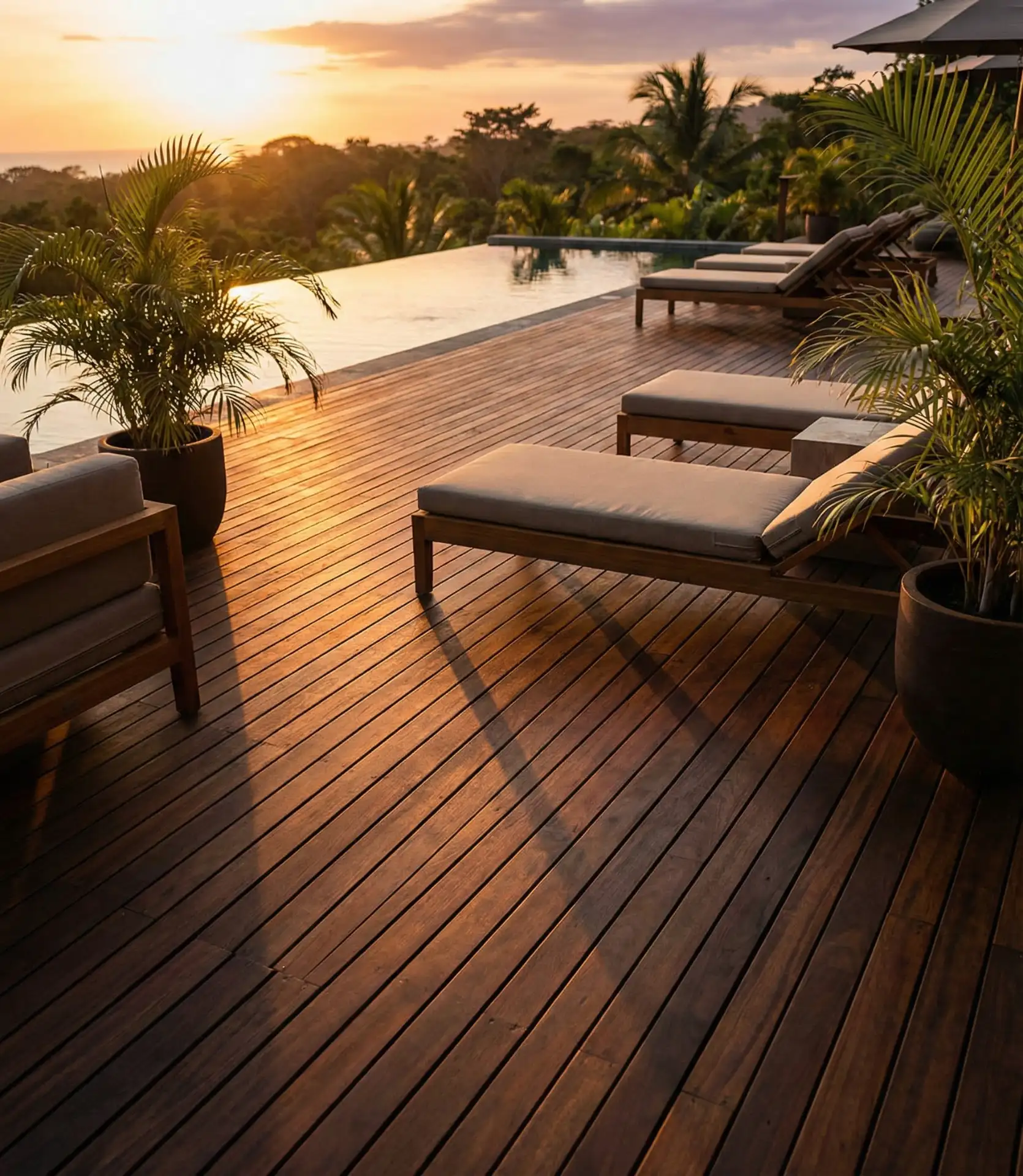 Tropical Hardwood for Resort Vibes 1