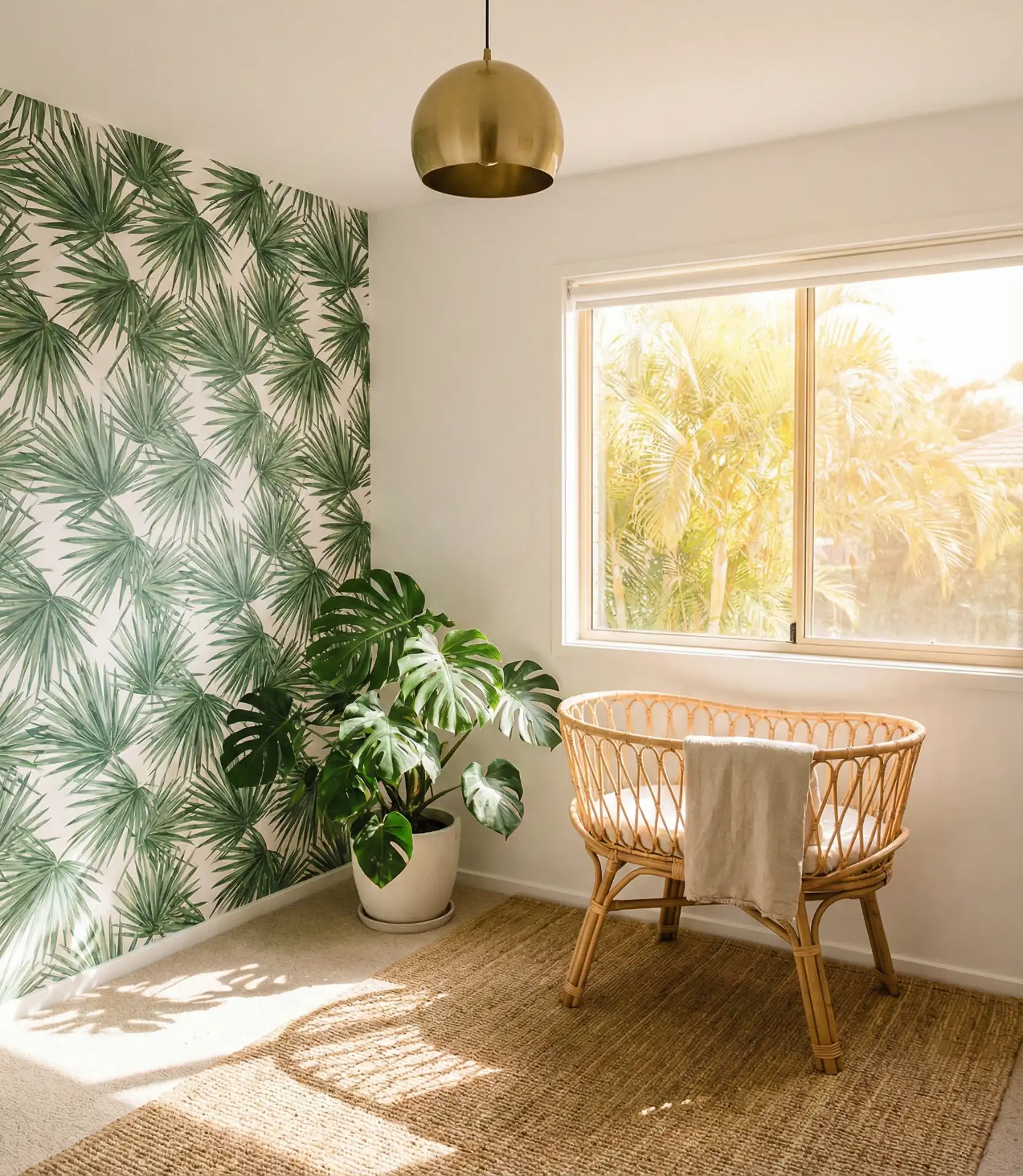 Tropical Paradise with Palm Prints 2