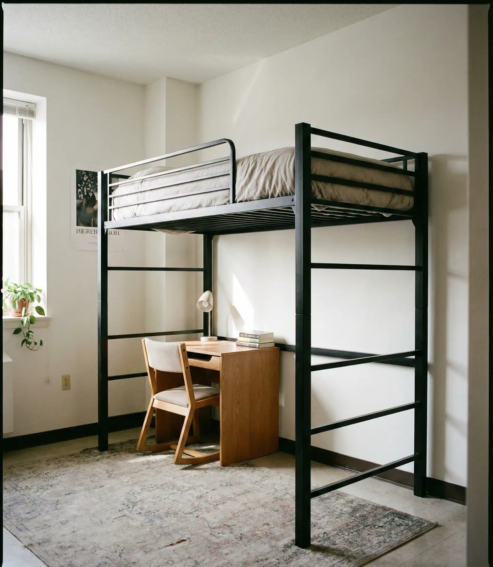 Twin Loft Bed for Compact Dorm Rooms 1