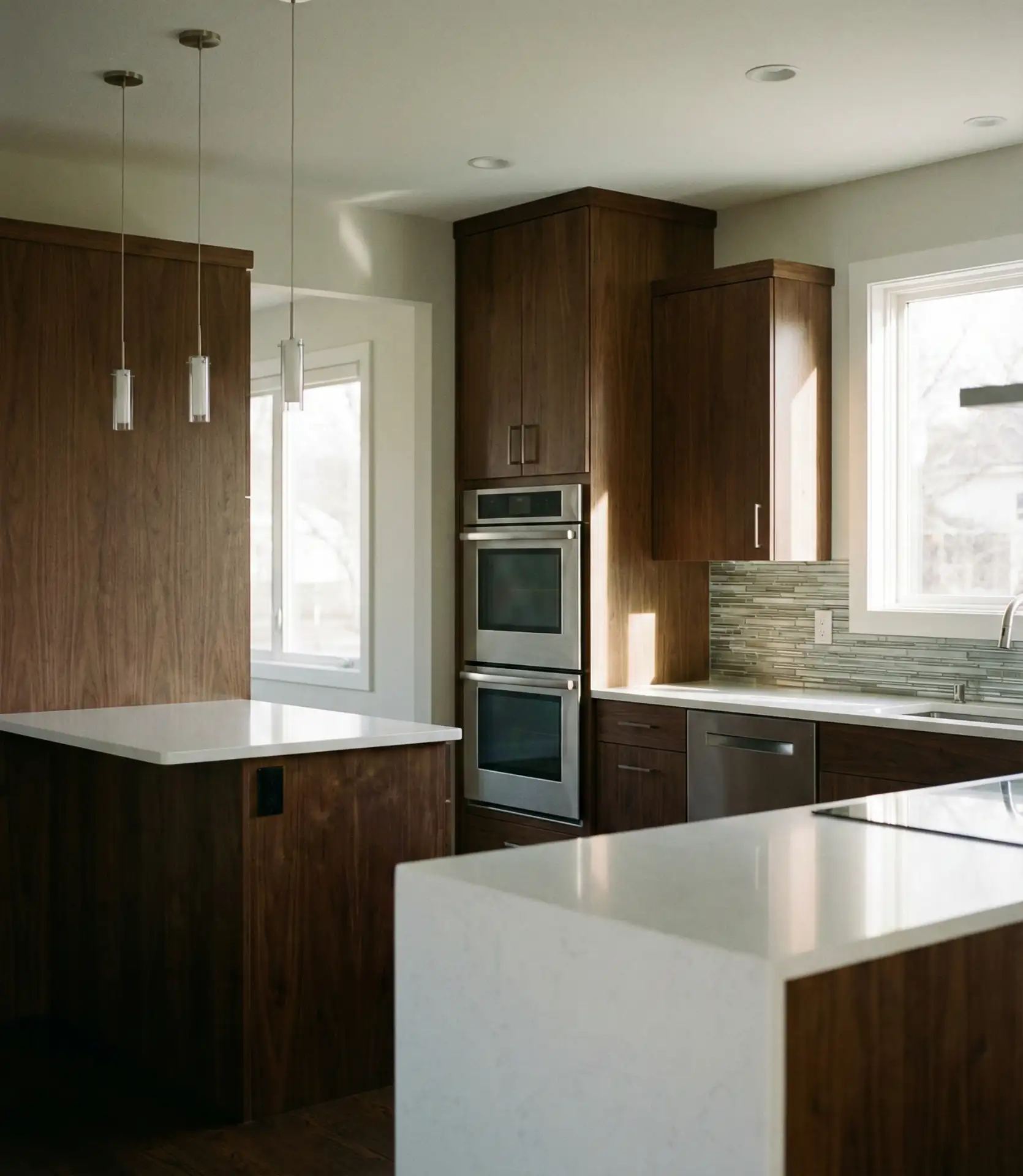 U-Shaped Kitchen with Double Oven Placement 2
