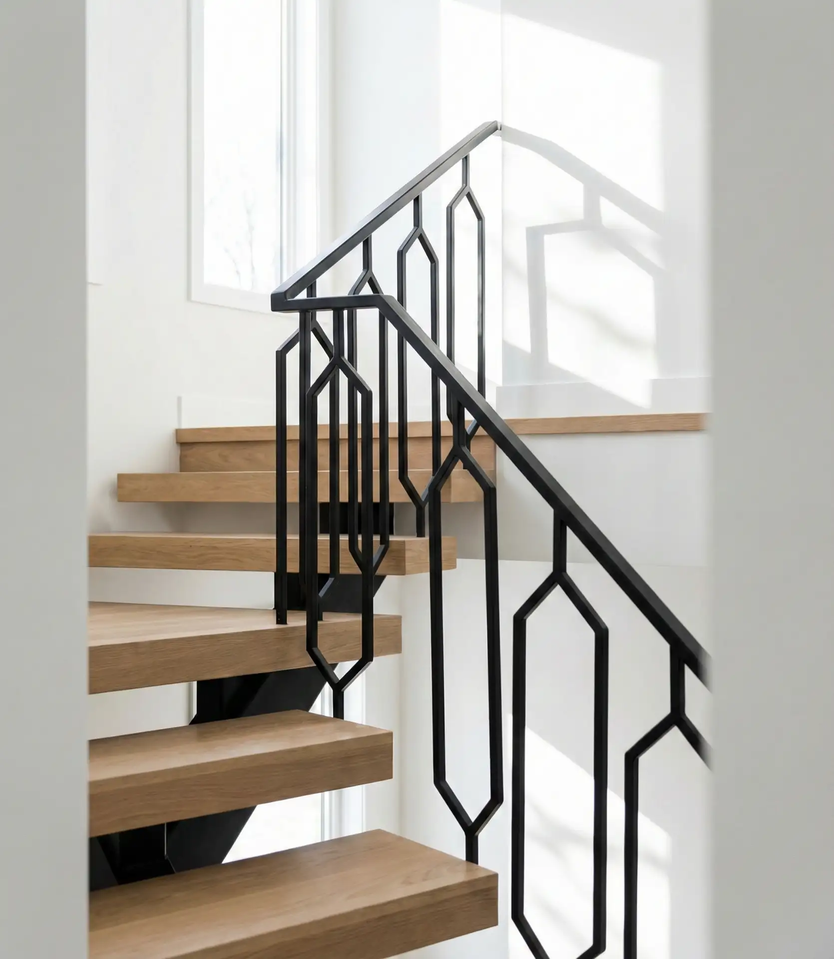 Unique Geometric Railing Design 2