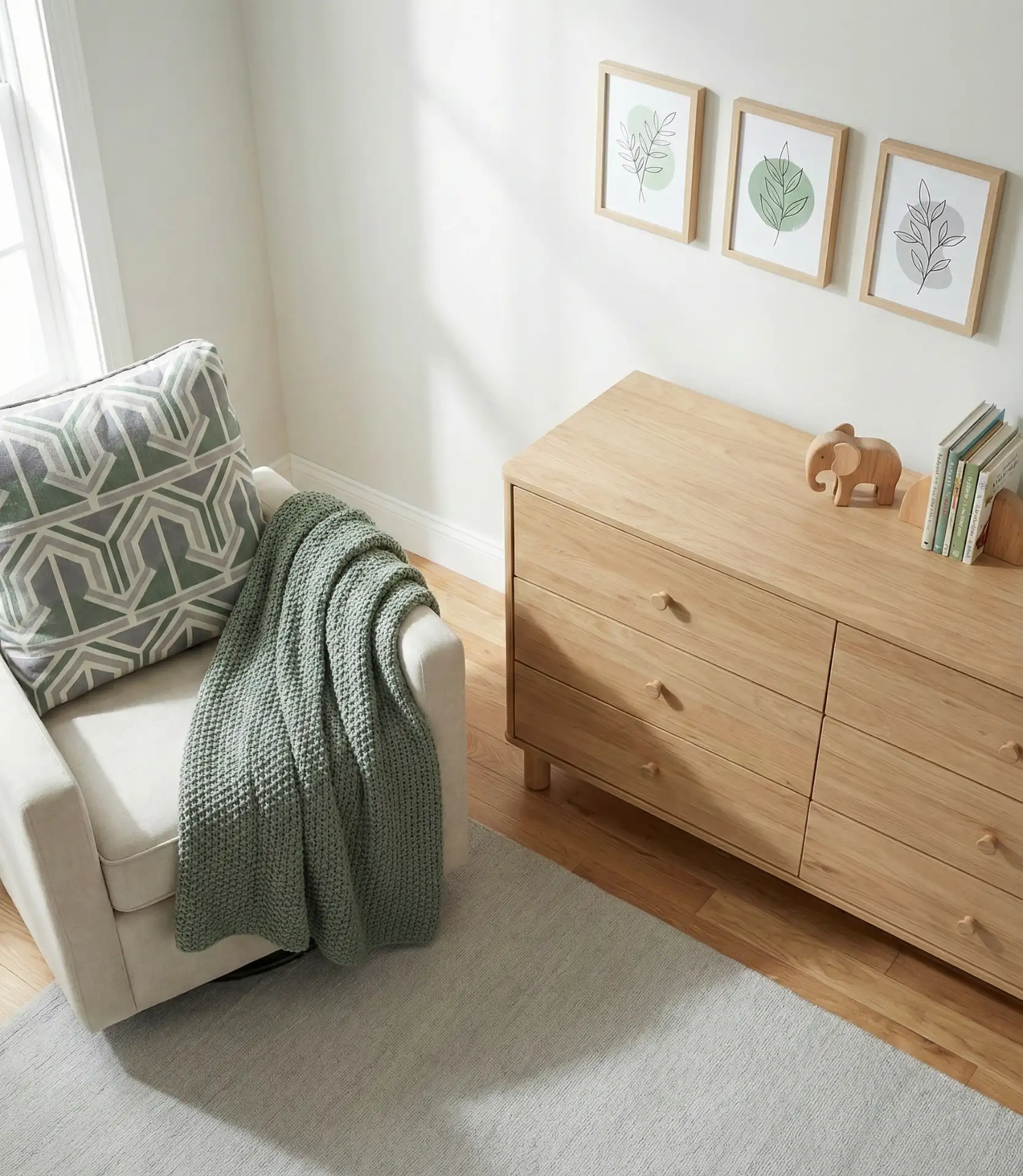 Unisex Green and Gray Harmony 1