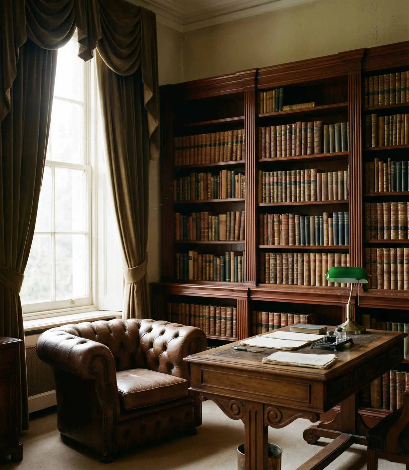 Vintage Cozy Traditional Study 1