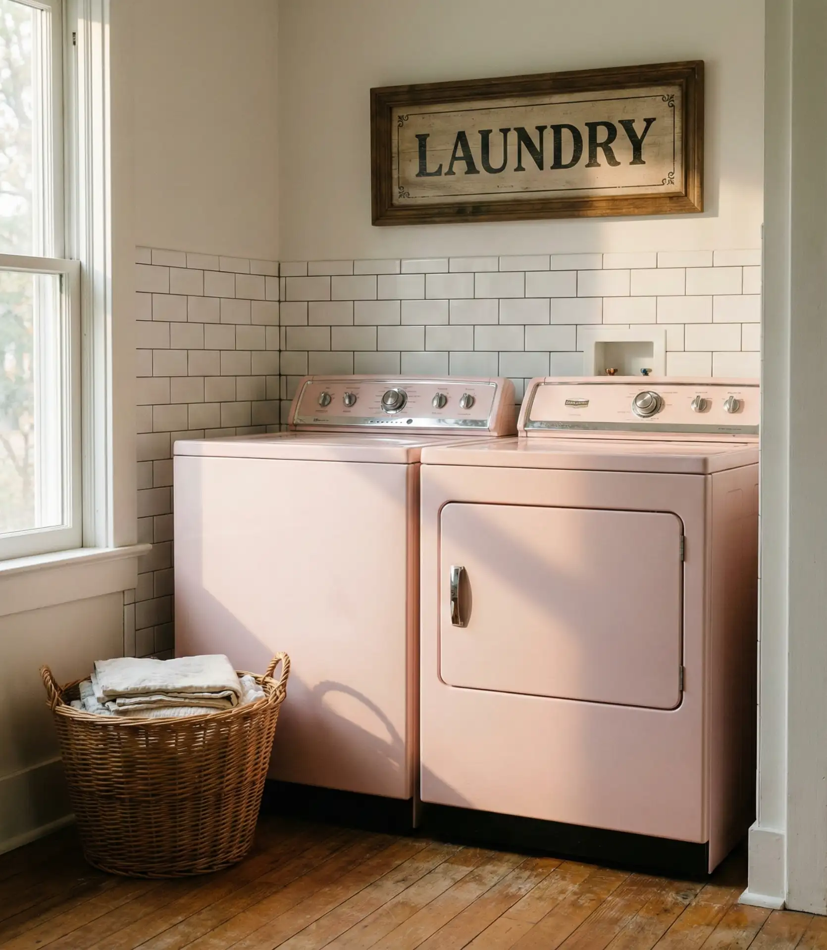 Vintage Laundry with Retro Appliances 2