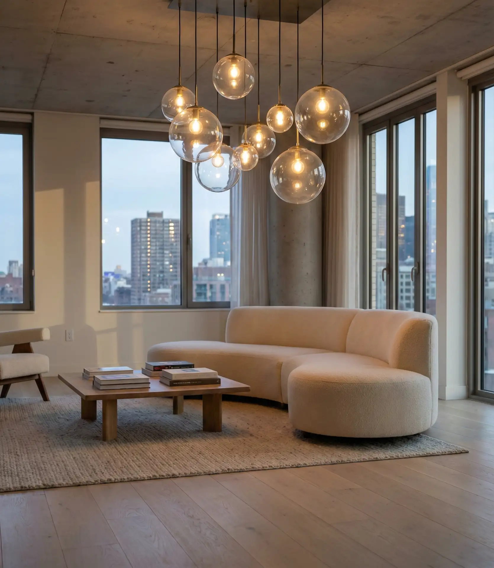 Vintage-Style Globe Pendants in Clusters 2