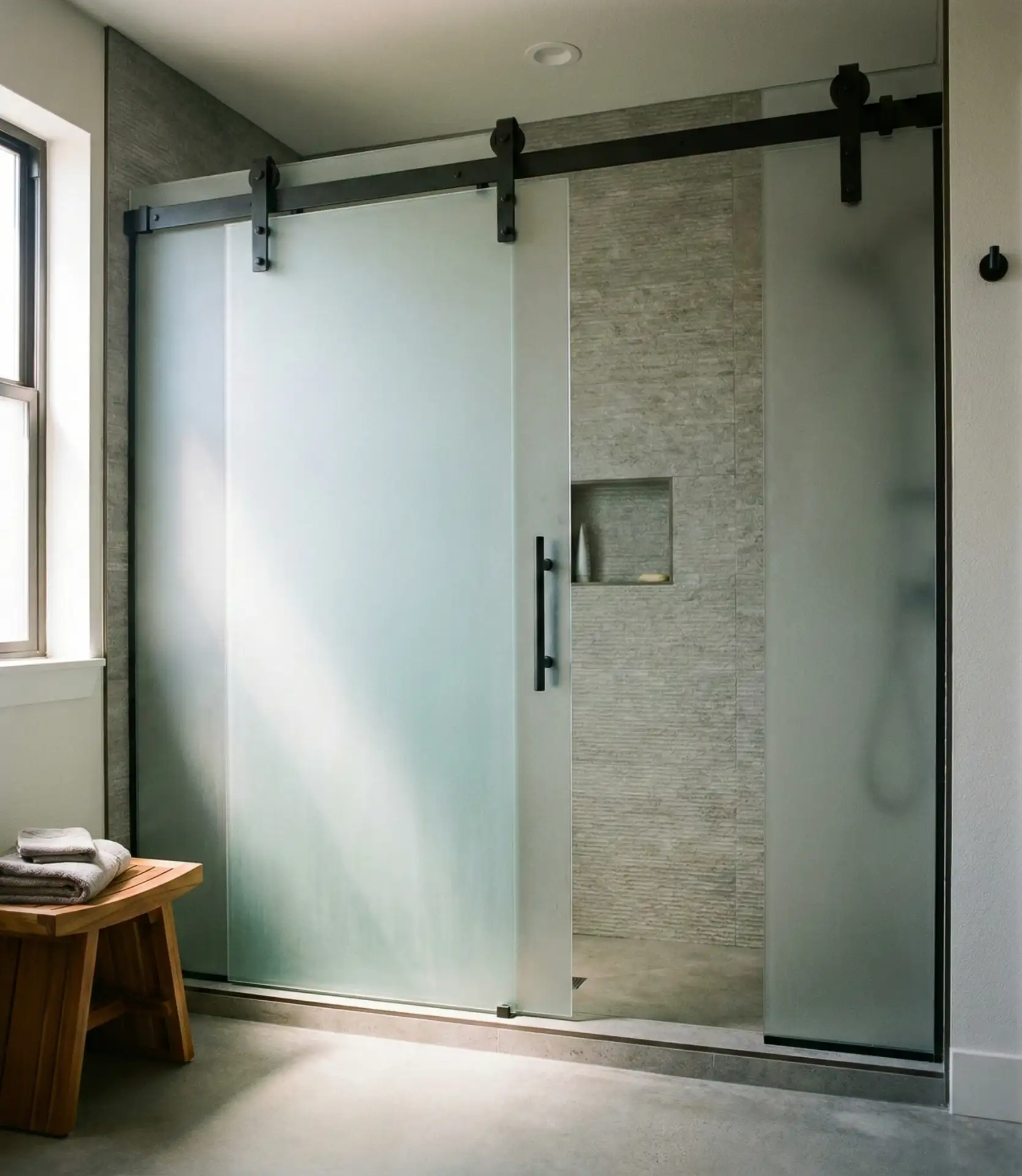 Walk-In Shower Ideas with Door Options 1