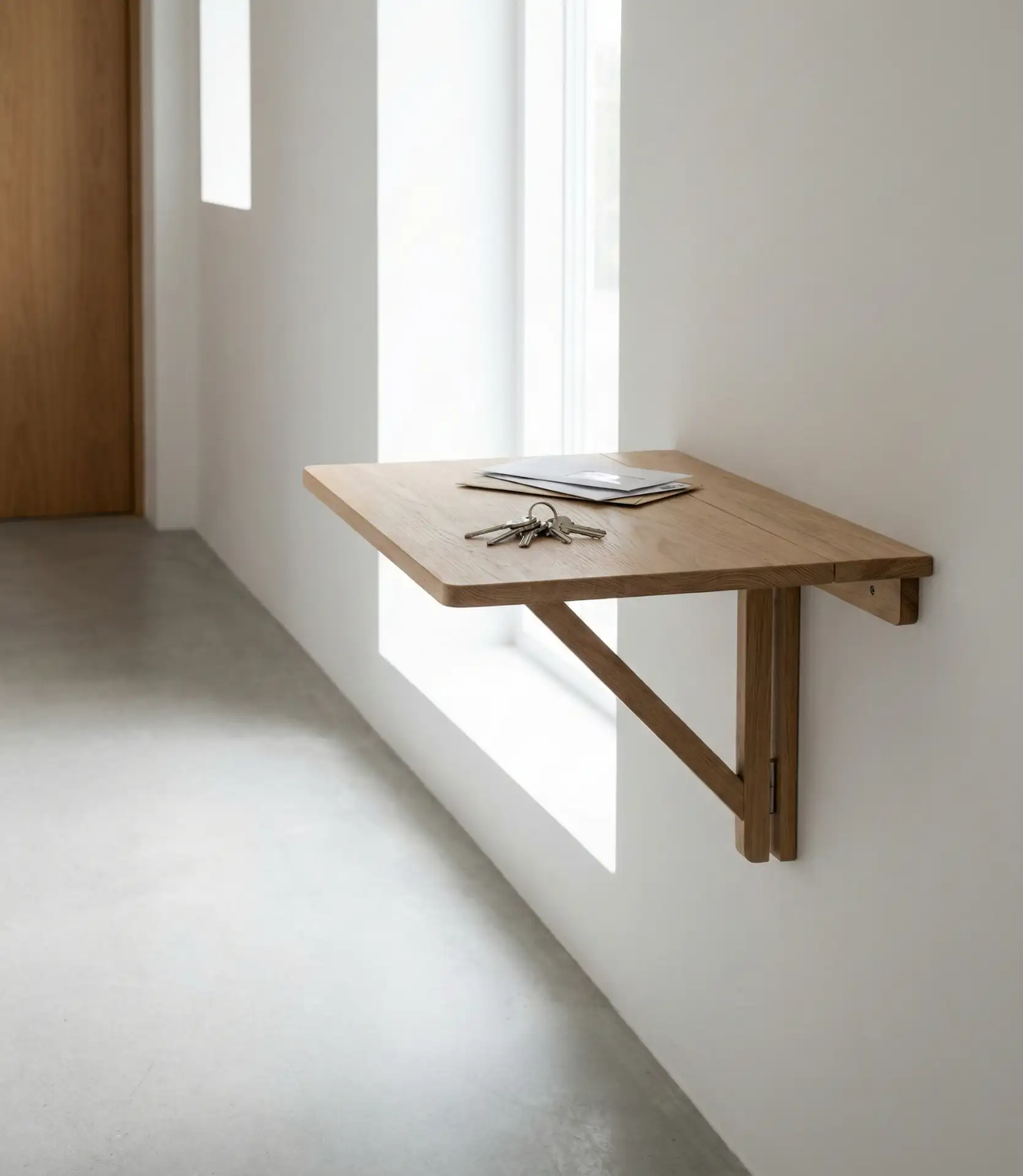 Wall-Mounted Drop-Leaf Table 1