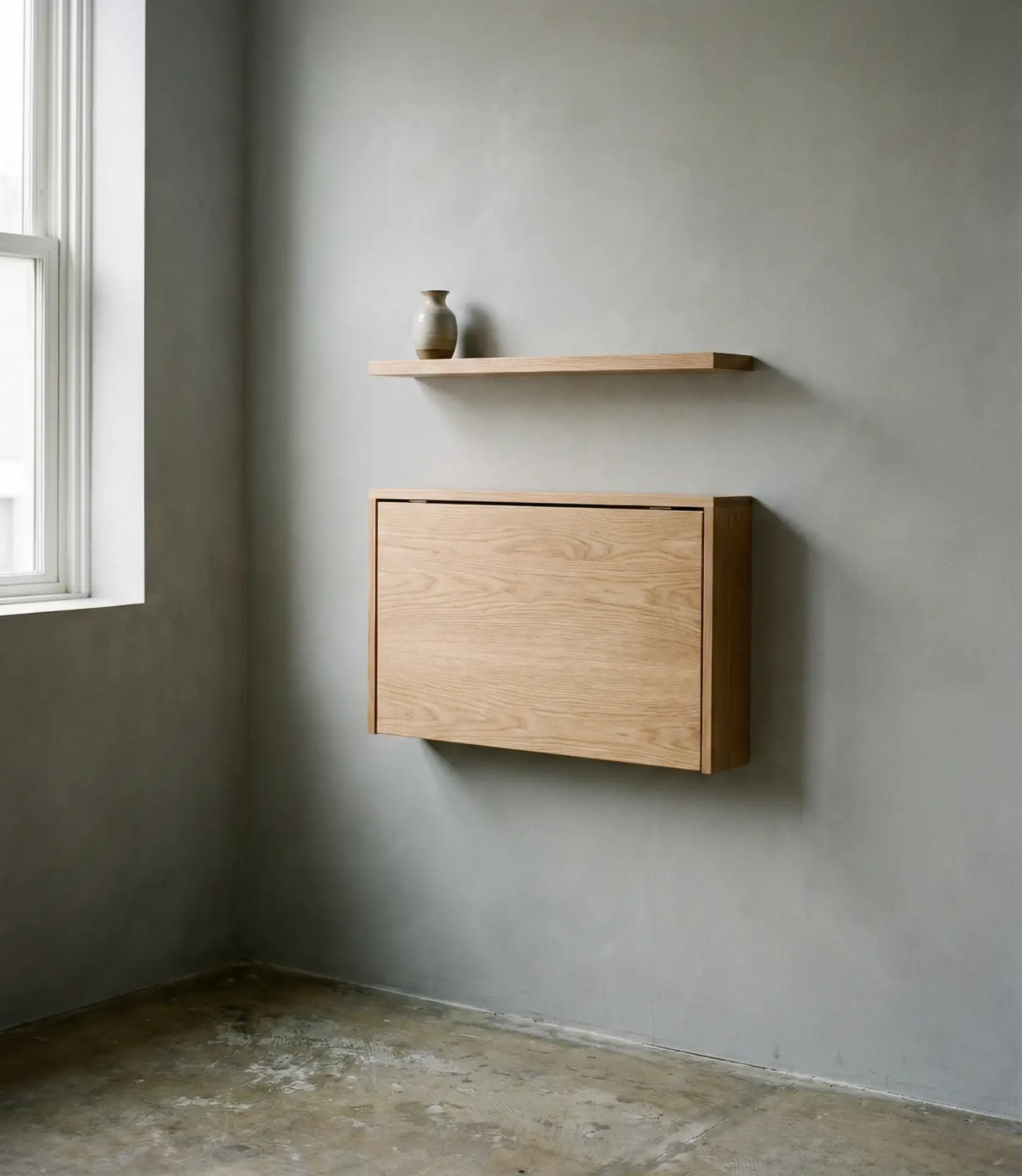 Wall-Mounted Fold-Down Desk 1