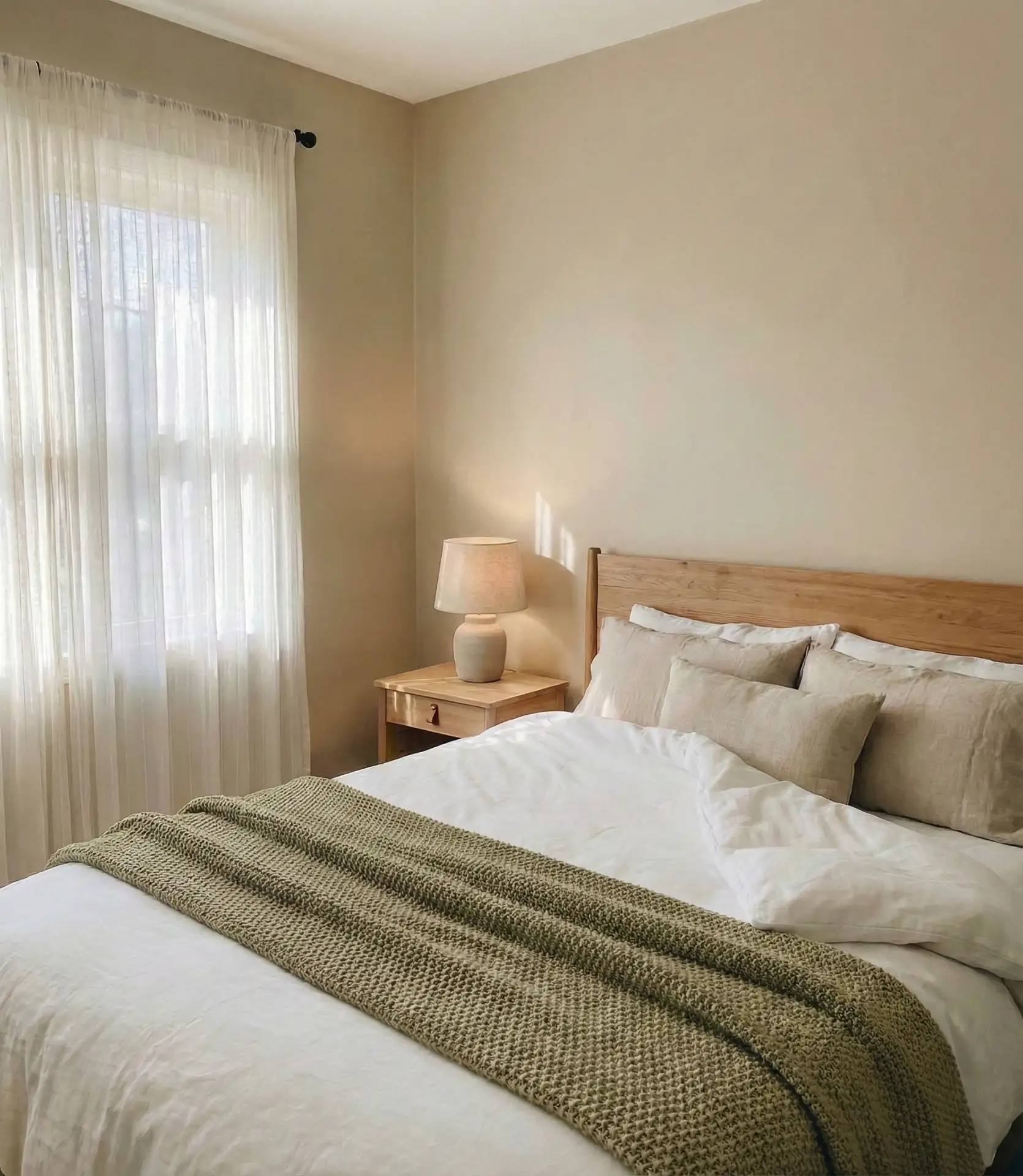 Warm Beige and Olive for an Earthy, Neutral Retreat 2