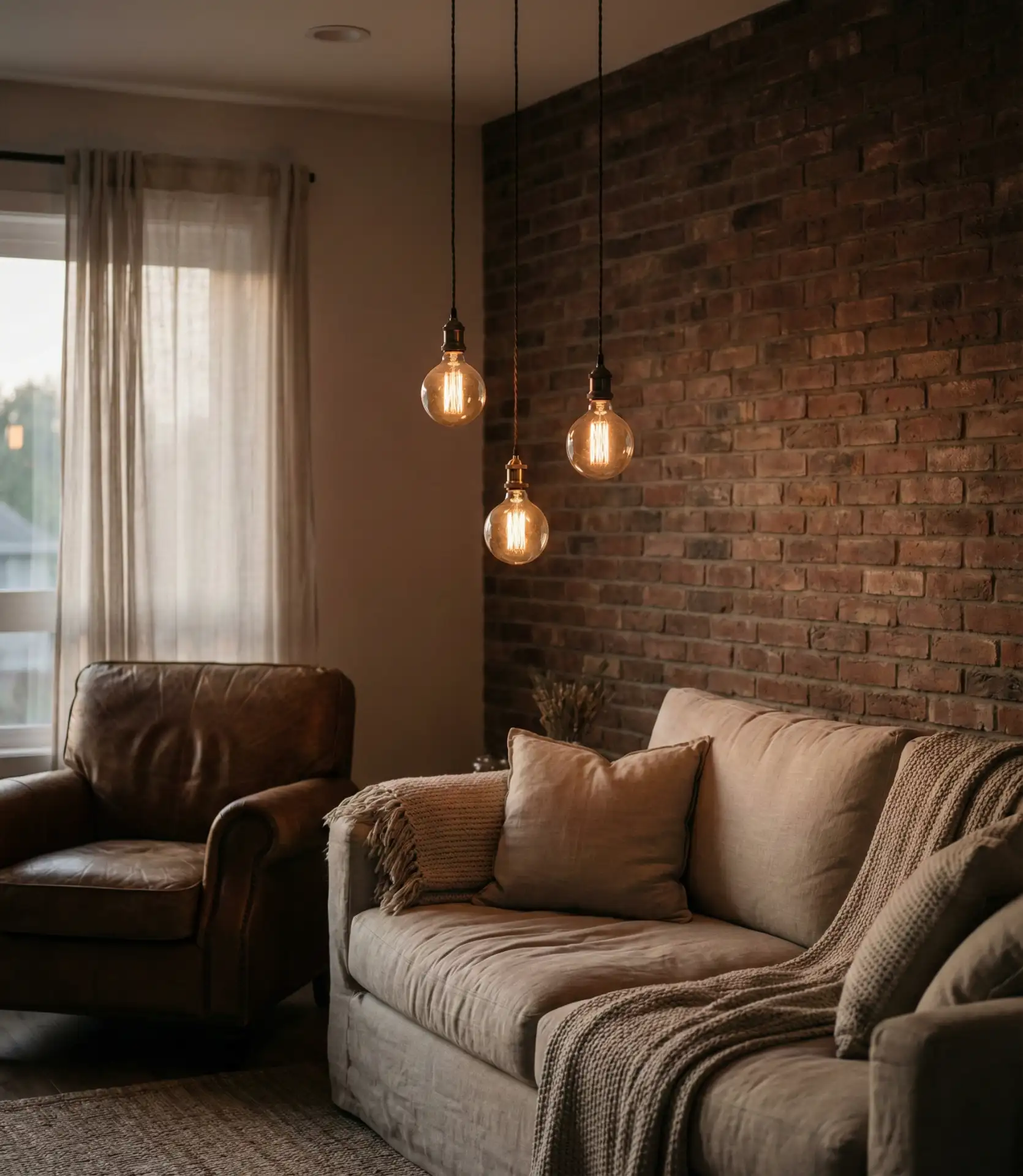 Warm Edison Bulb Pendants for Cozy Ambiance 1