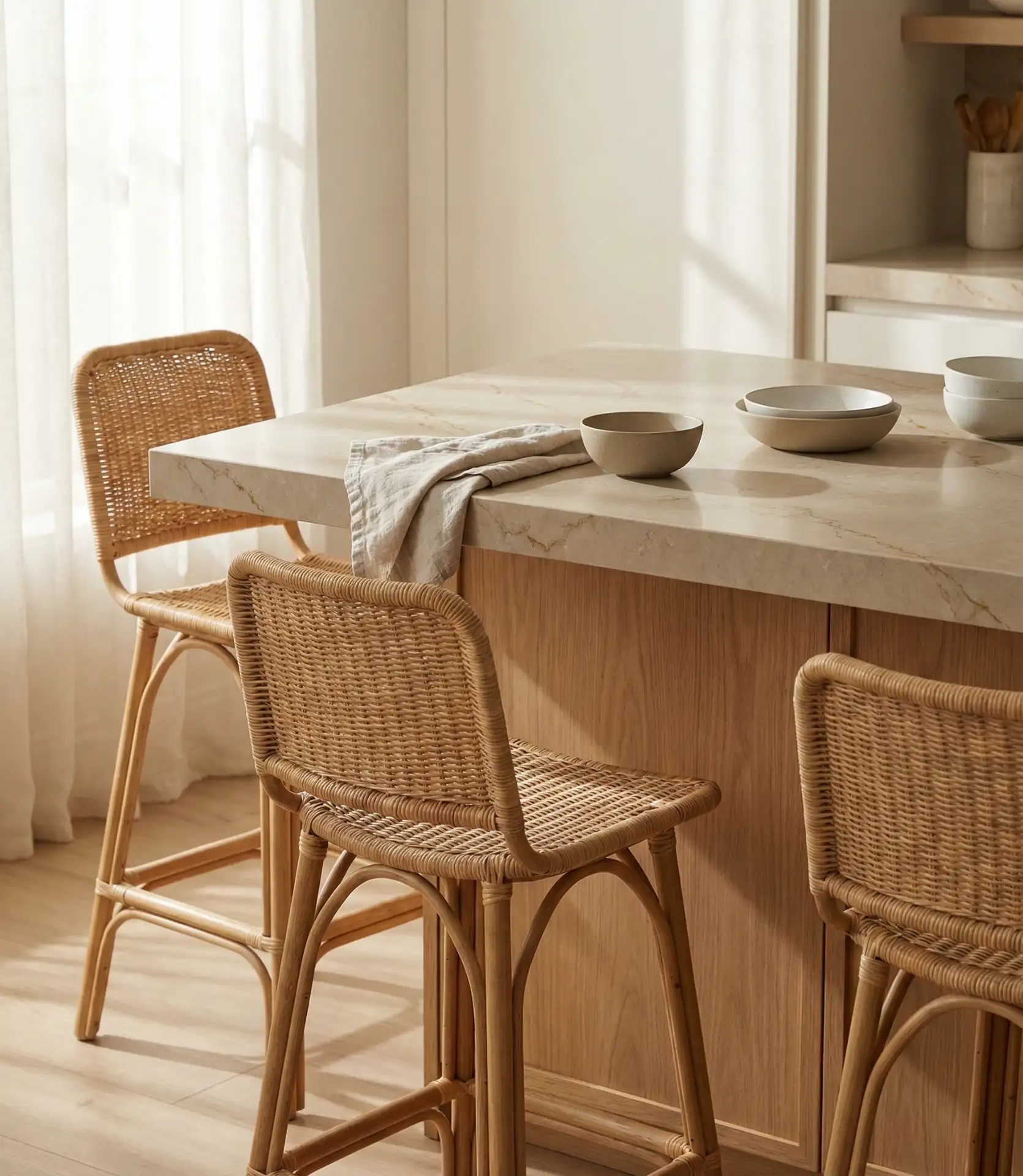 Warm Quartz with Honey-Toned Veining 1