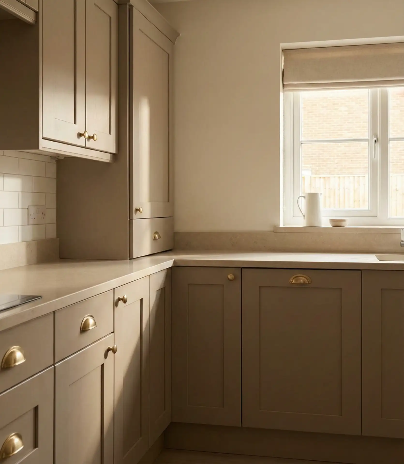 Warm Taupe with Natural Linen Tones 1