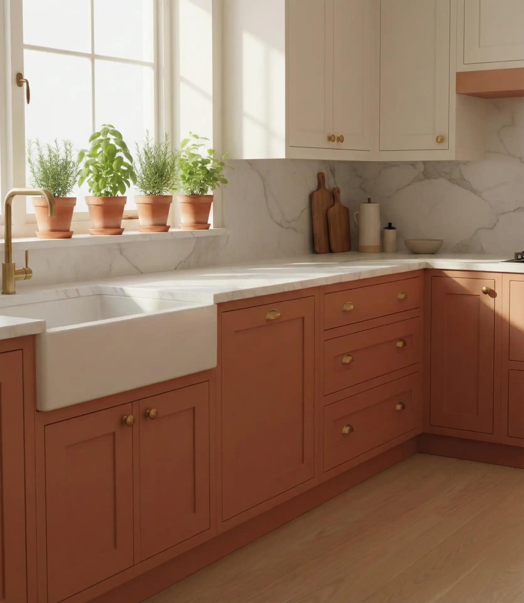 Warm Terracotta and Cream Palette 1