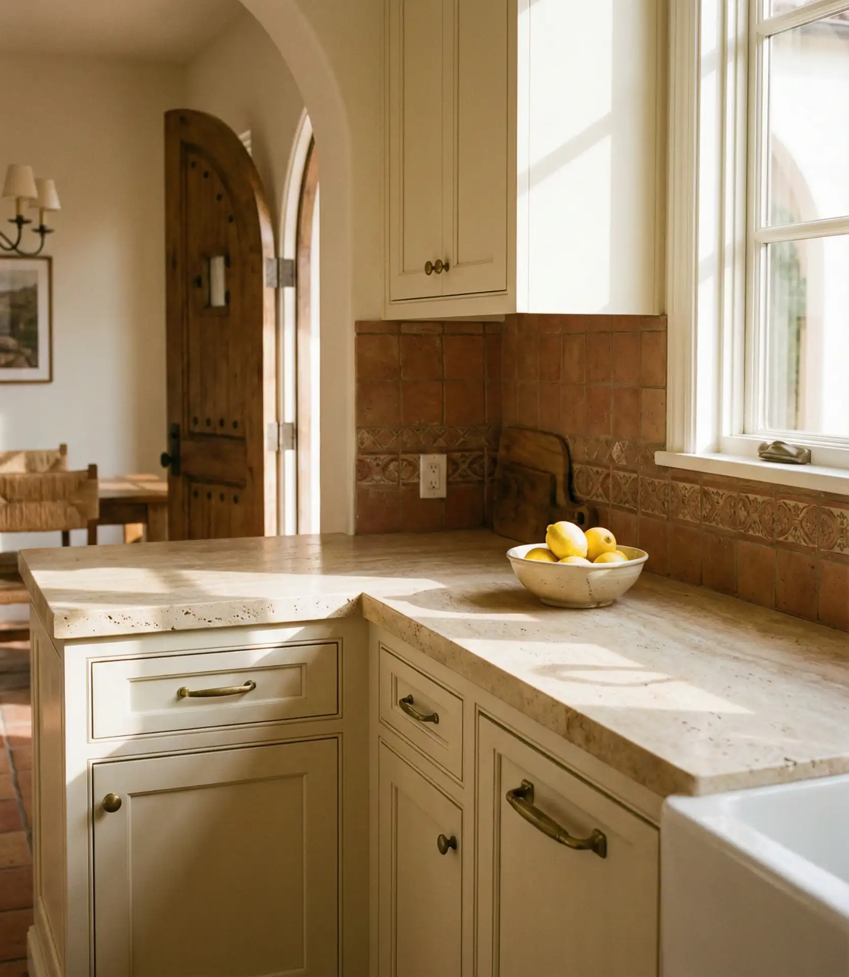 Warm Travertine for Mediterranean Vibes 1