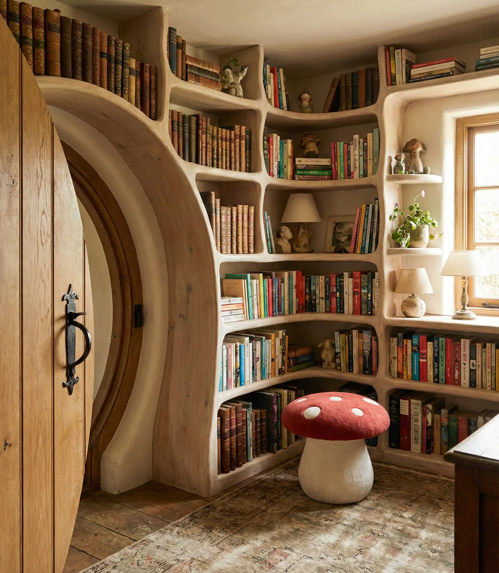 Whimsical Fantasy Library Design 1
