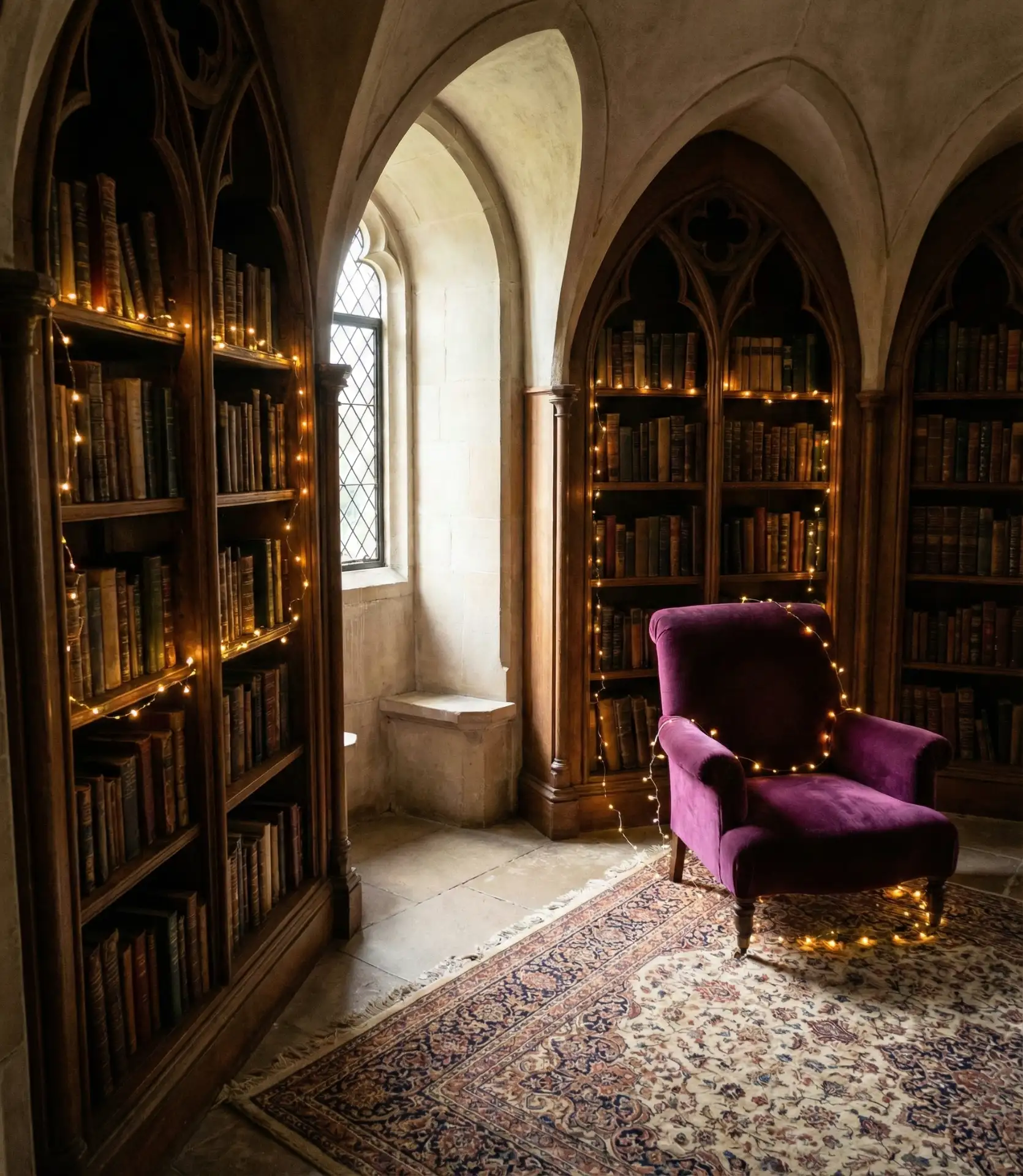 Whimsical Fantasy Library Design 2