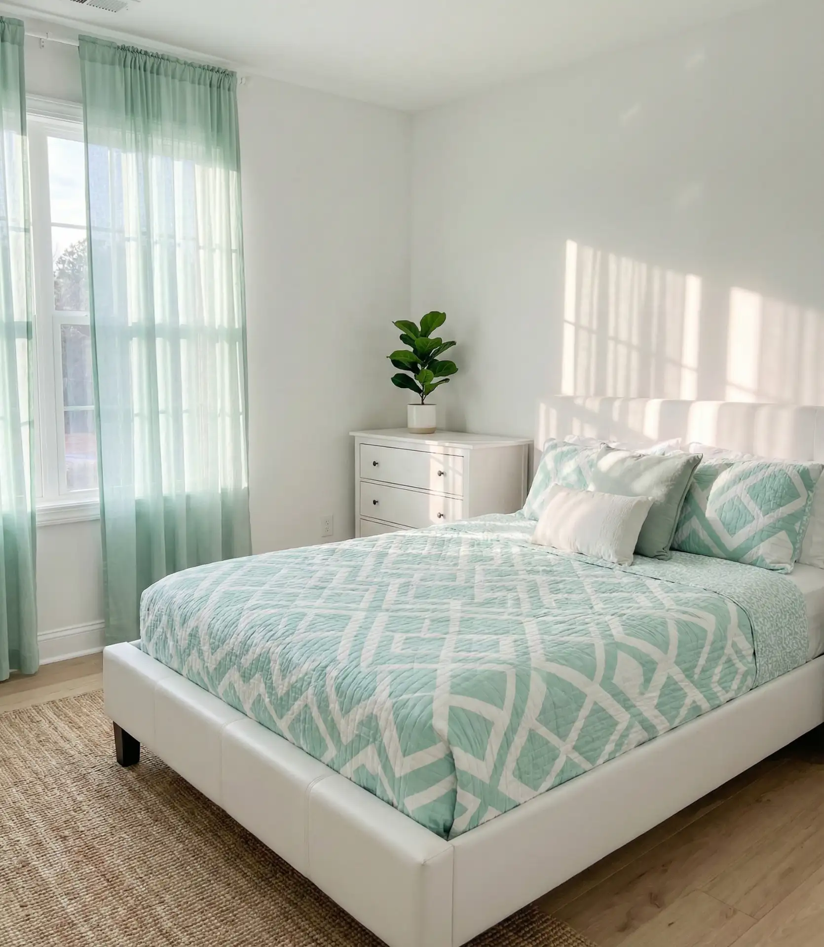 White and Mint Green Freshness 1