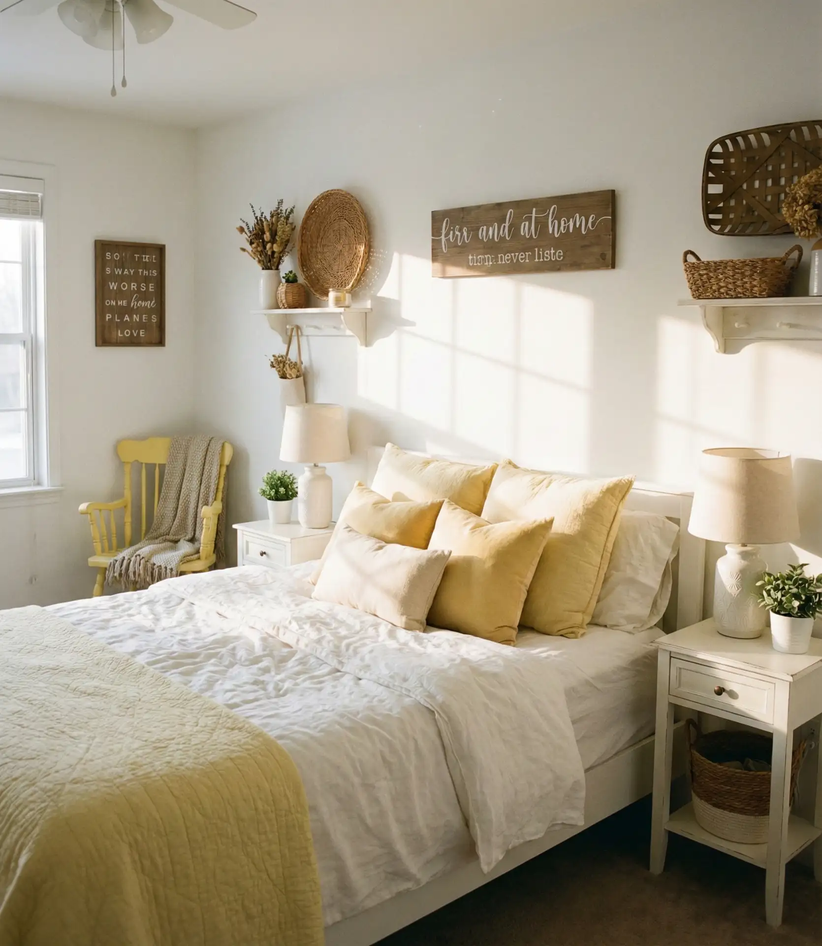 White and Soft Yellow Sunshine 2