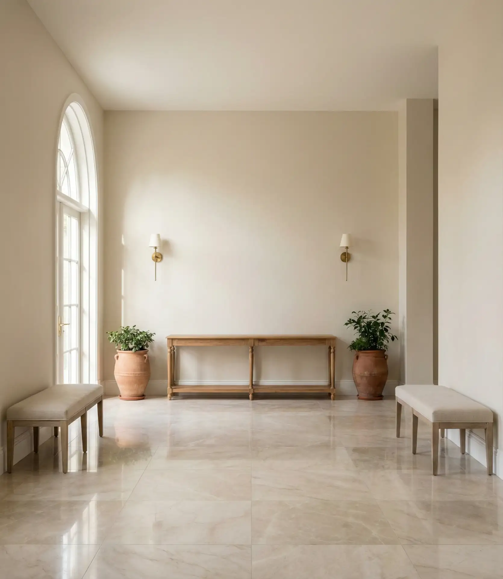 Wide Entryway with Symmetrical Layout 1