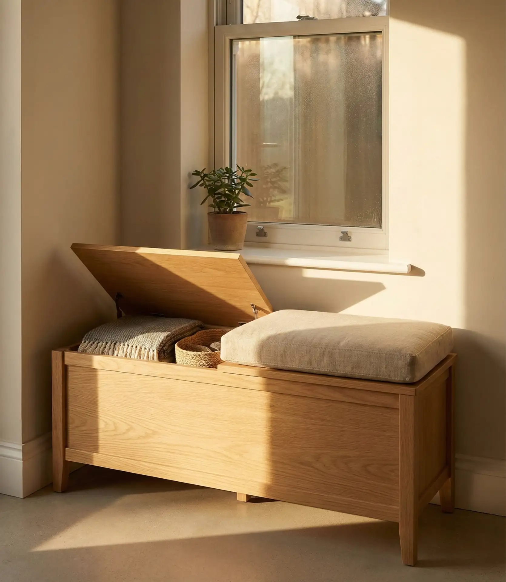 Window Seat with Lift-Top Storage 2