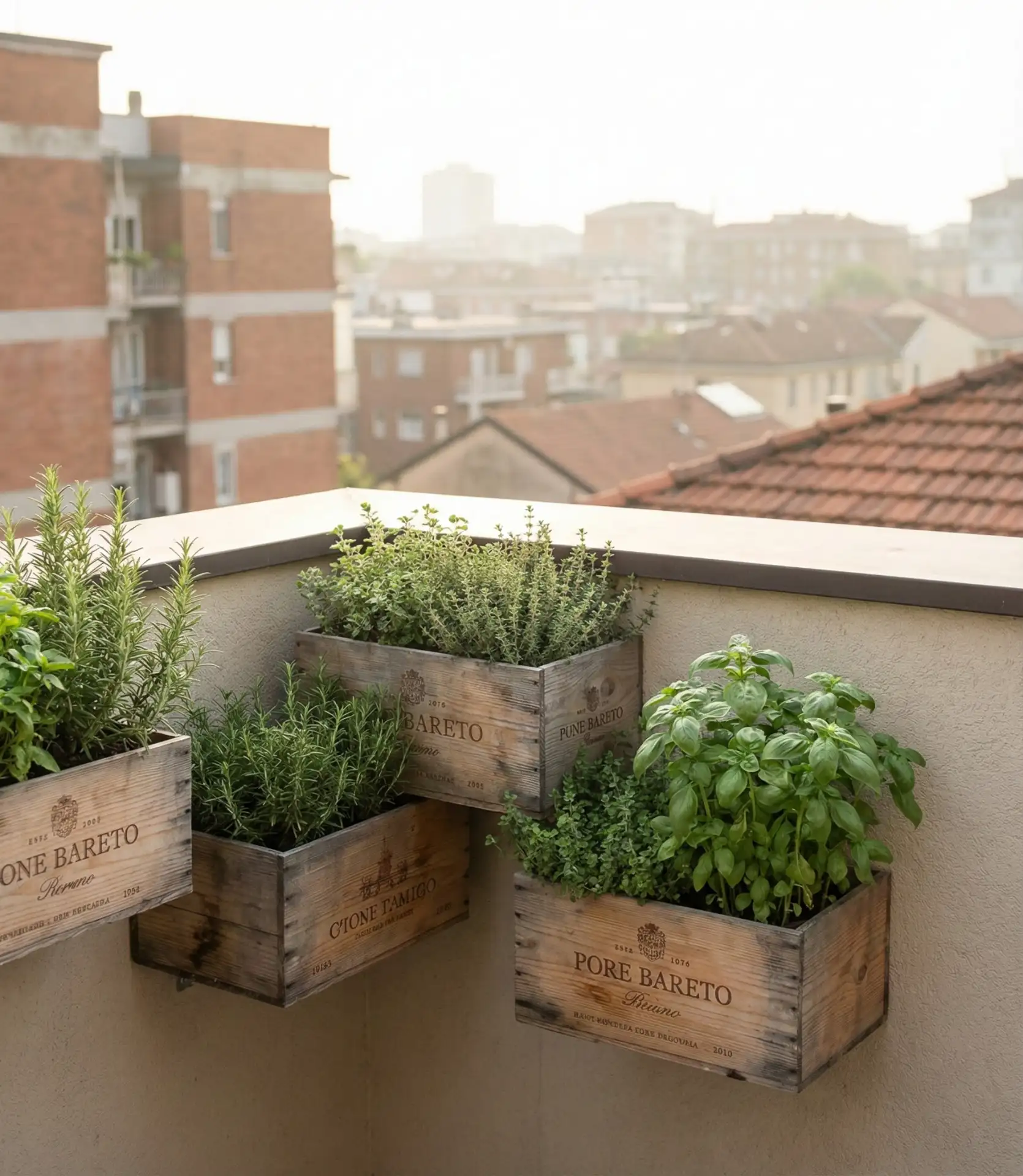 Wine Box Vertical Wall for Apartment Balconies 2