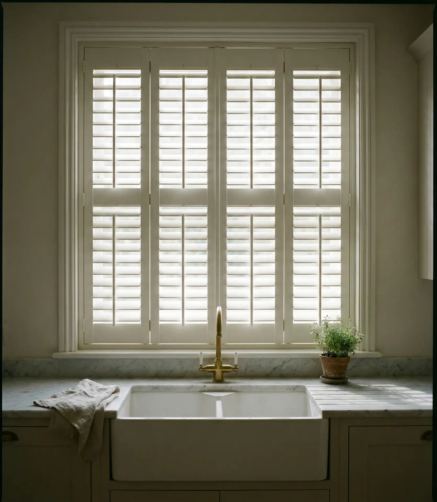 Wooden Shutters for Adjustable Privacy 1