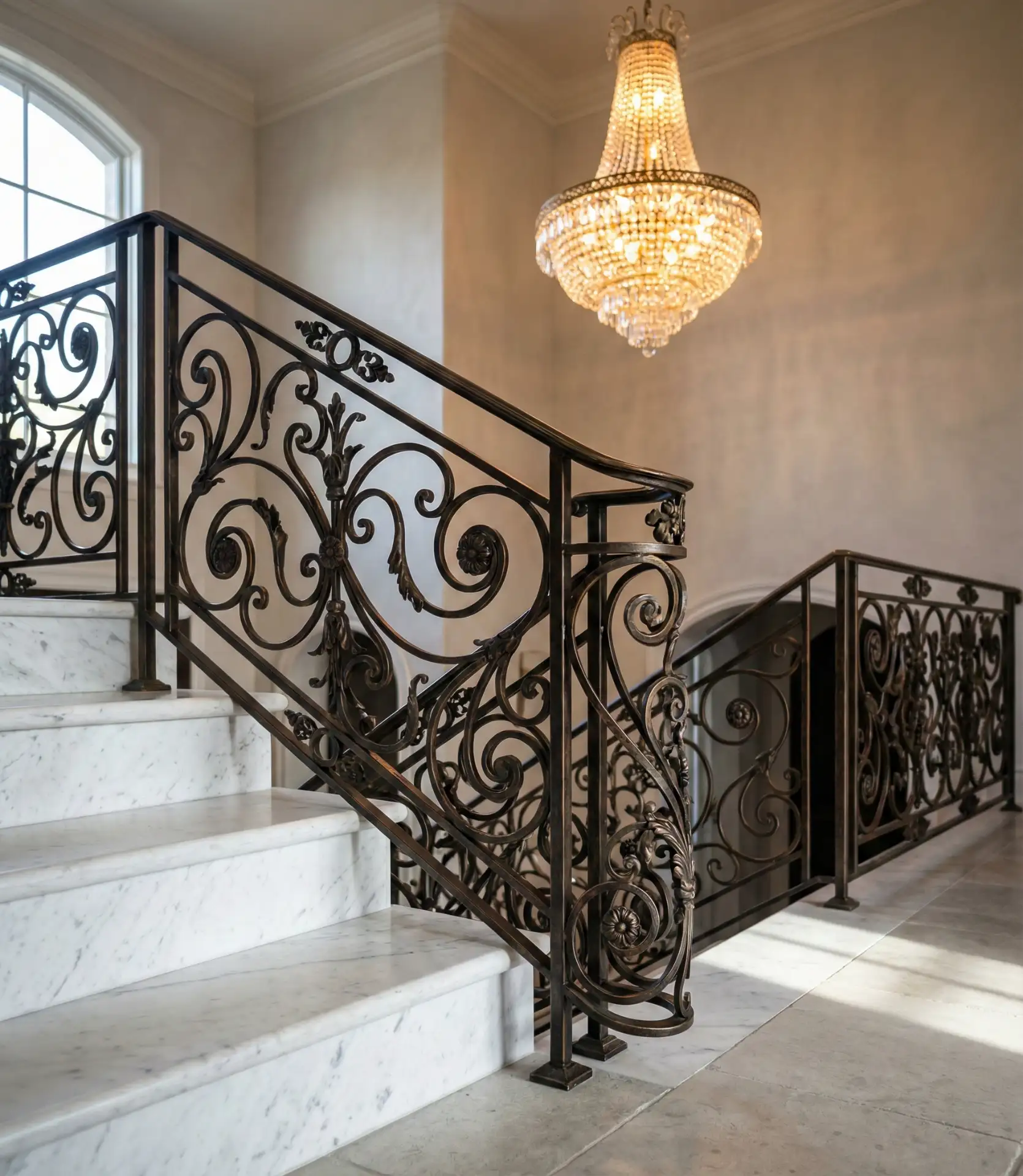 Wrought Iron with Artistic Scrollwork 2