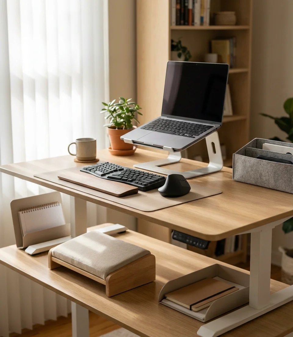Adjustable Desk Office with Ergonomic Focus 2
