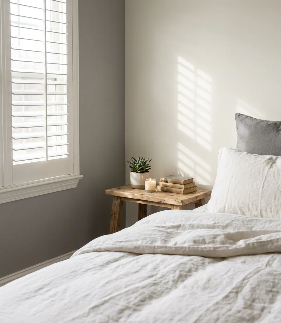Agreeable Gray Timeless Neutral Bedroom 2