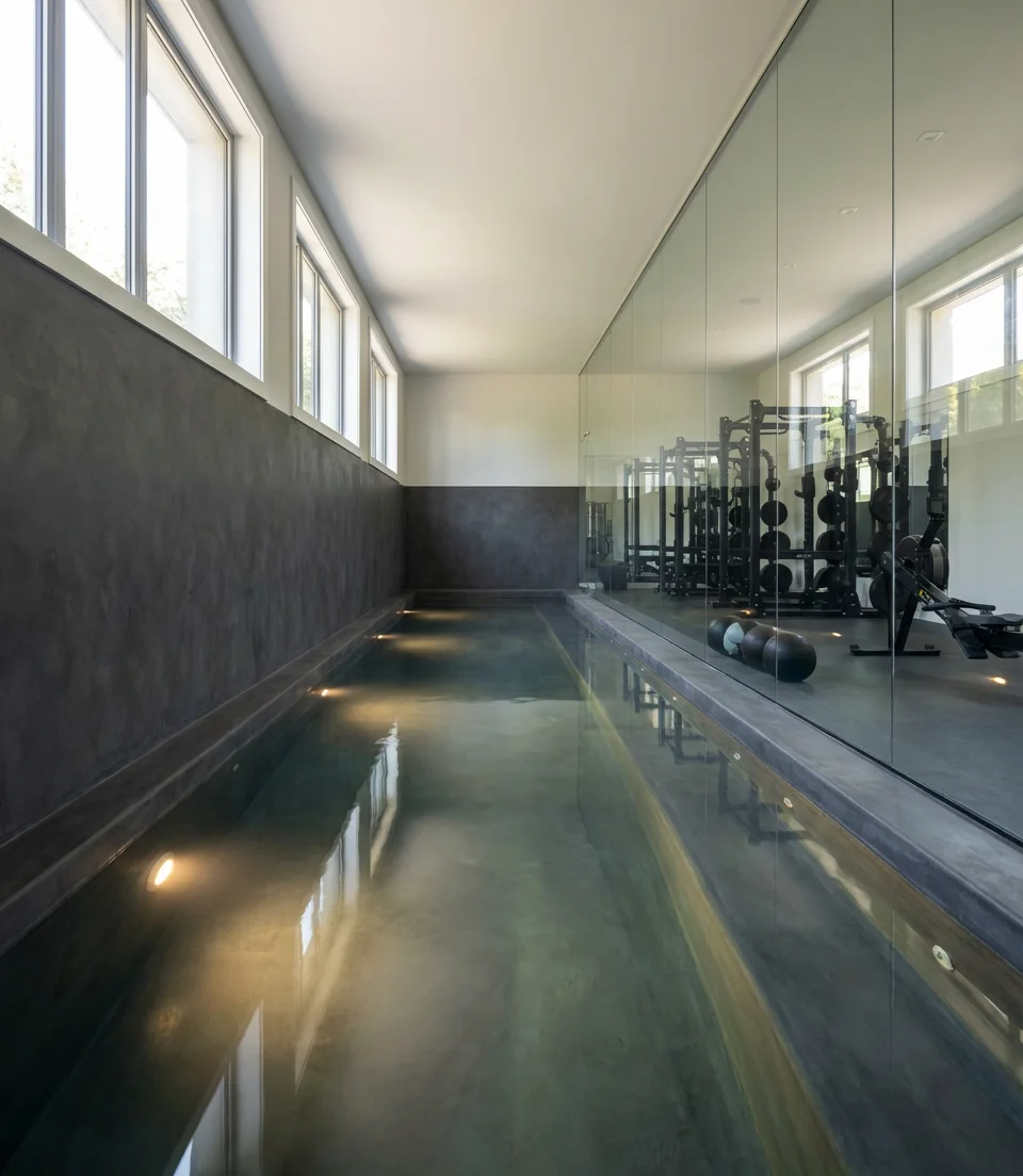 Basement Indoor Lap Pools 2